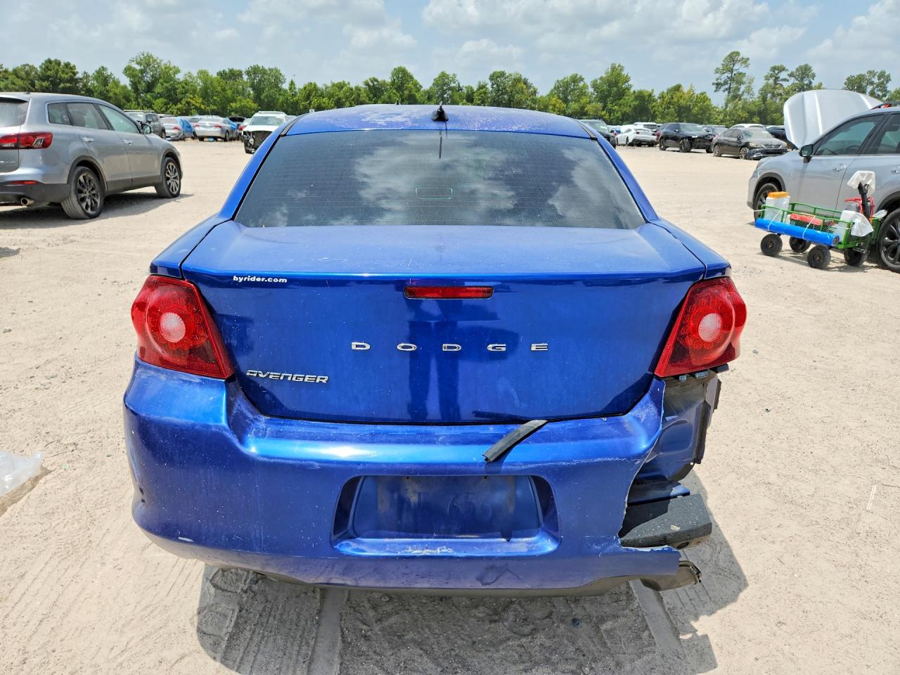 2014 Dodge Avenger Se Синий vin: 1C3CDZAG4EN166750
