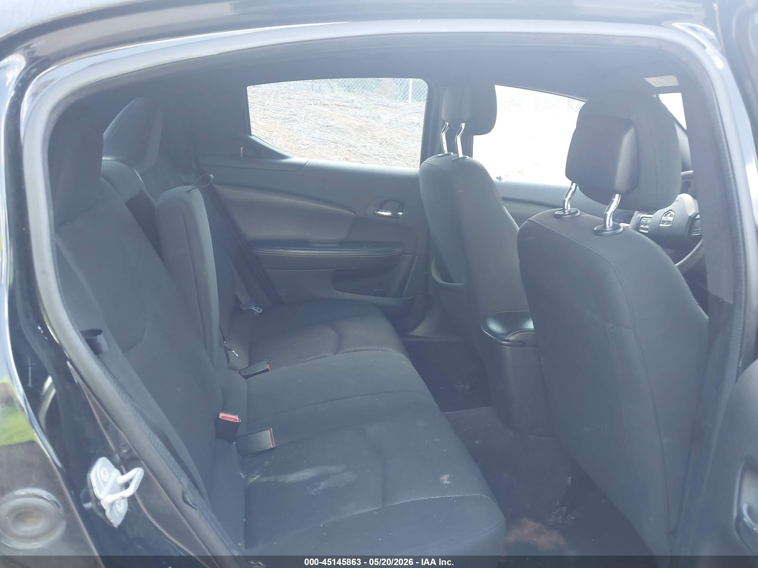 2014 Dodge Avenger Se Black vin: 1C3CDZAG4EN177361