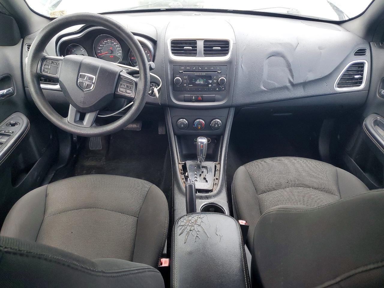 2014 Dodge Avenger Se Black vin: 1C3CDZAG4EN177361