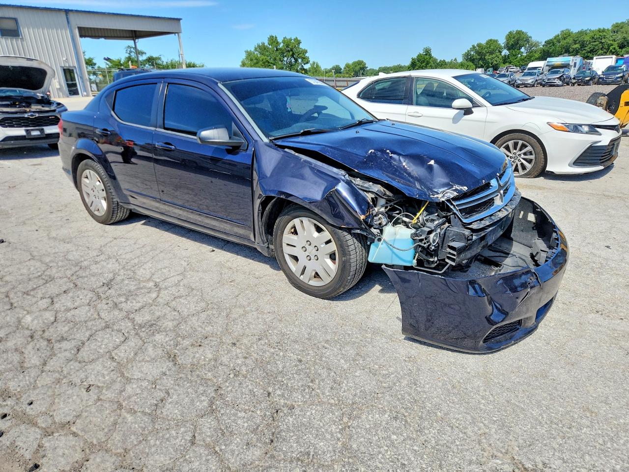 2012 Dodge Avenger Se Blue vin: 1C3CDZAG5CN309542