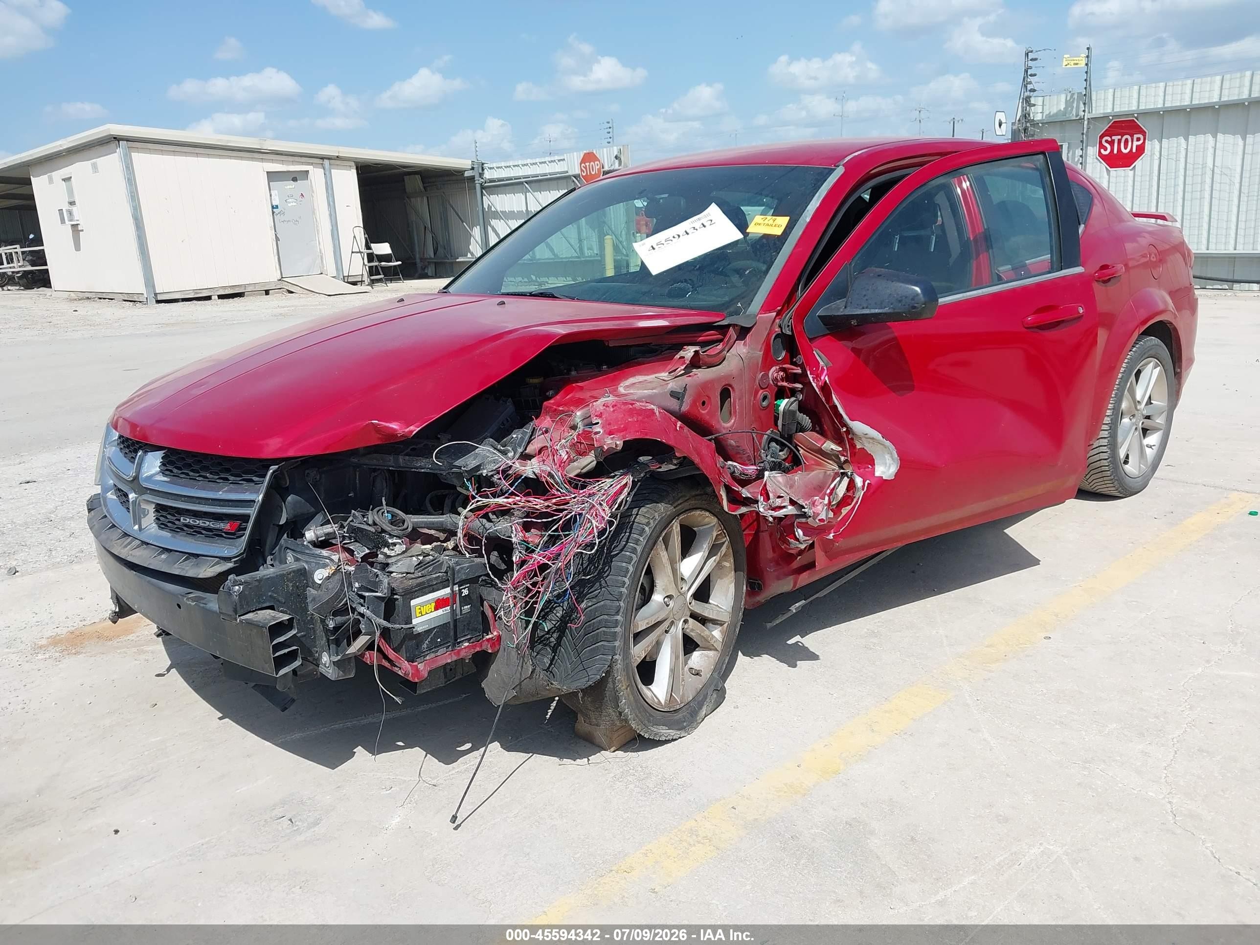 2013 Dodge Avenger Se V6 Красный vin: 1C3CDZAG5DN552785