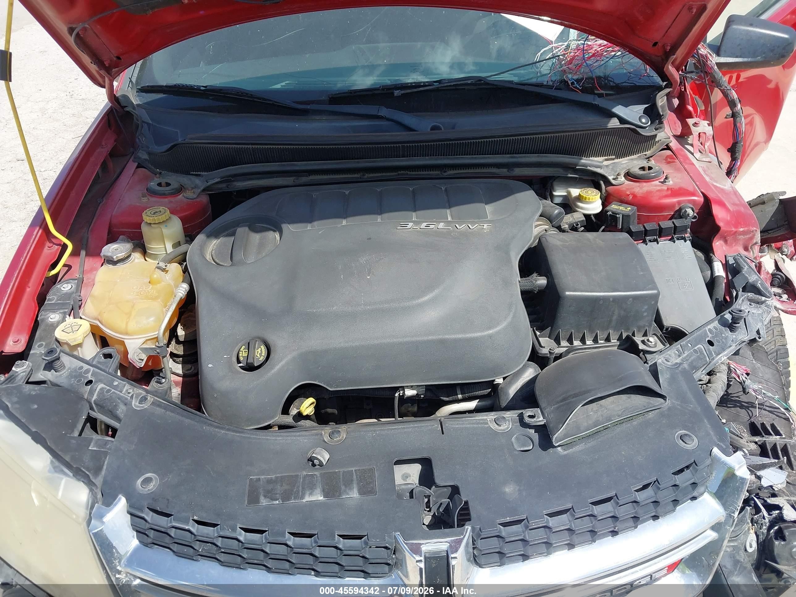 2013 Dodge Avenger Se V6 Красный vin: 1C3CDZAG5DN552785