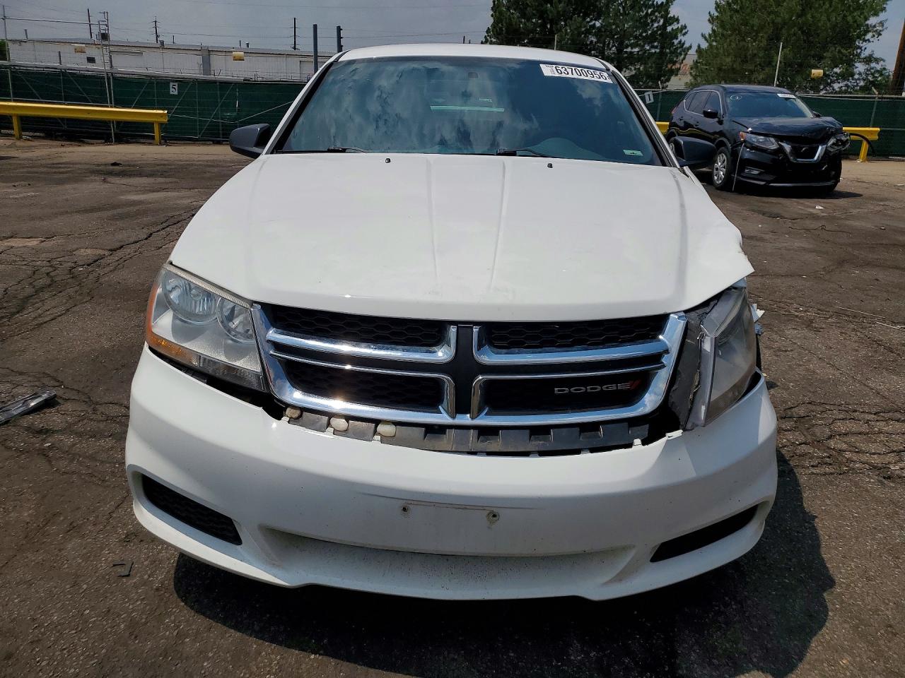 2013 Dodge Avenger Se Белый vin: 1C3CDZAG5DN585317