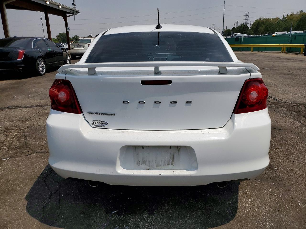 2013 Dodge Avenger Se Белый vin: 1C3CDZAG5DN585317