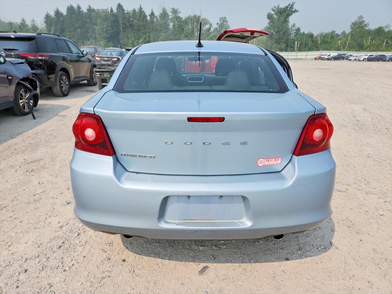 2013 Dodge Avenger Se Blue vin: 1C3CDZAG5DN748189