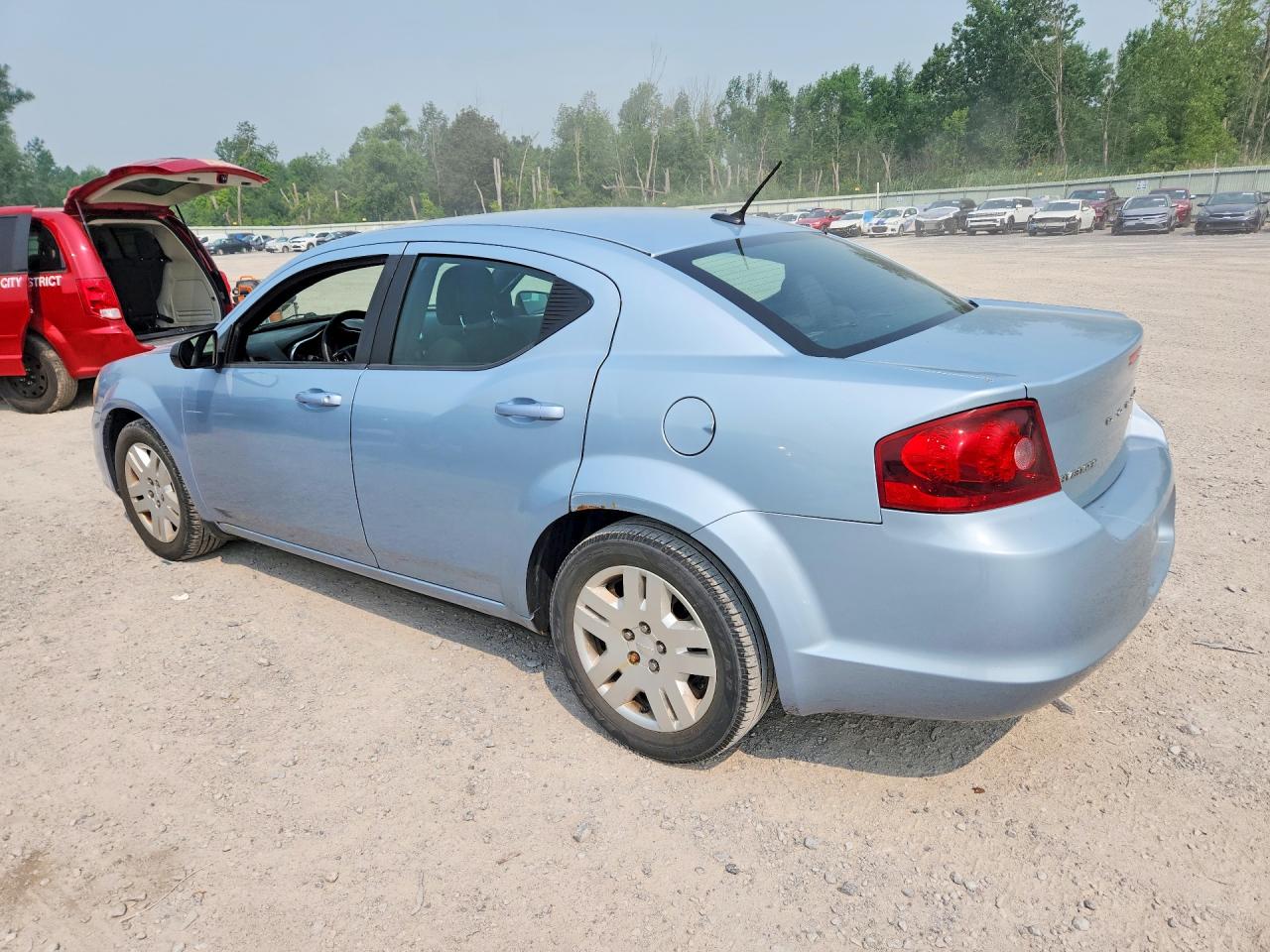 2013 Dodge Avenger Se Blue vin: 1C3CDZAG5DN748189