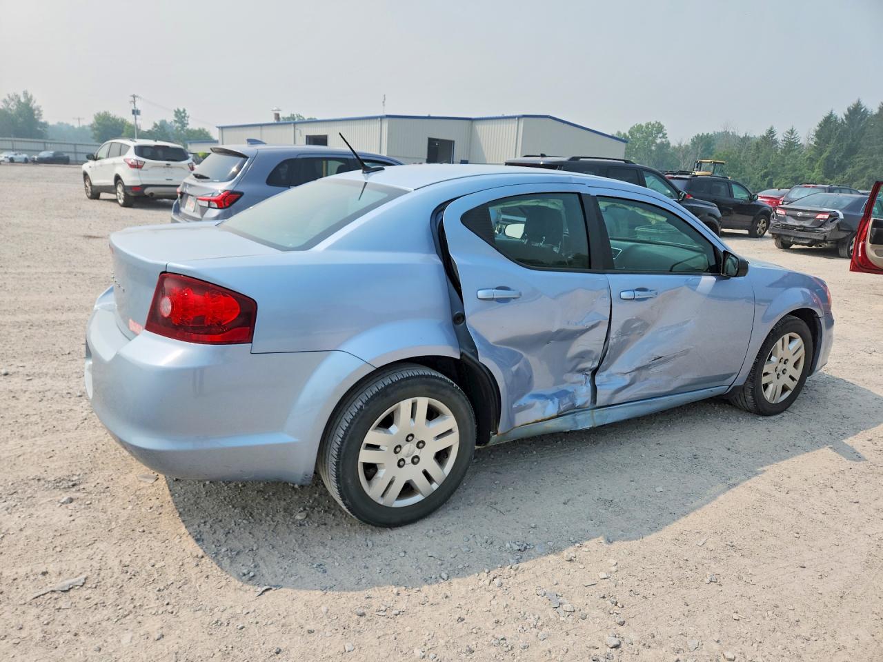 2013 Dodge Avenger Se Blue vin: 1C3CDZAG5DN748189