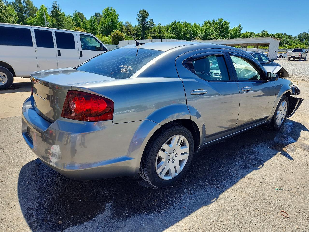 2013 Dodge Avenger Se Gray vin: 1C3CDZAG5DN748449