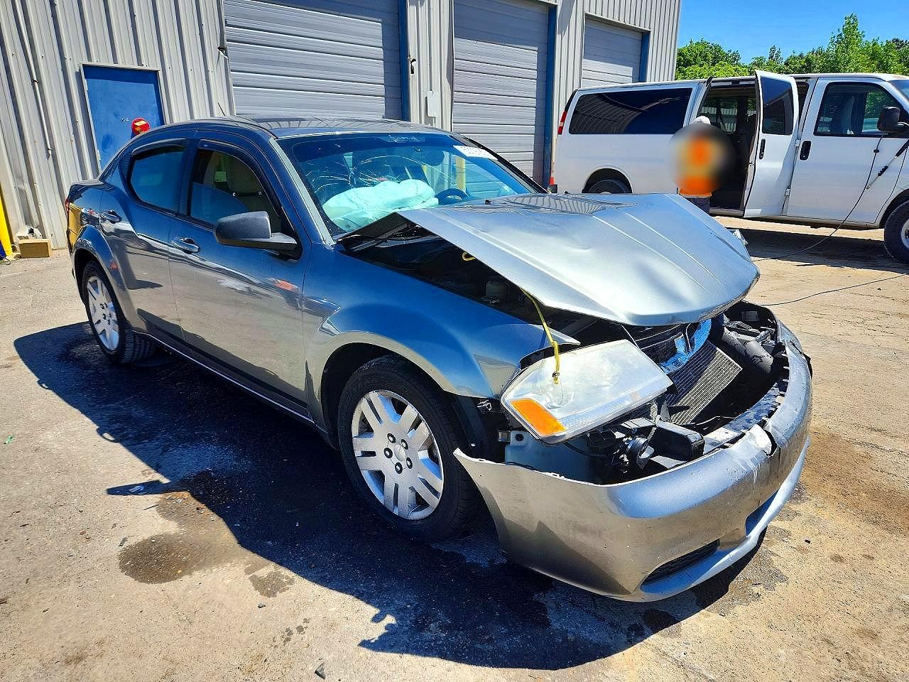 2013 Dodge Avenger Se Gray vin: 1C3CDZAG5DN748449