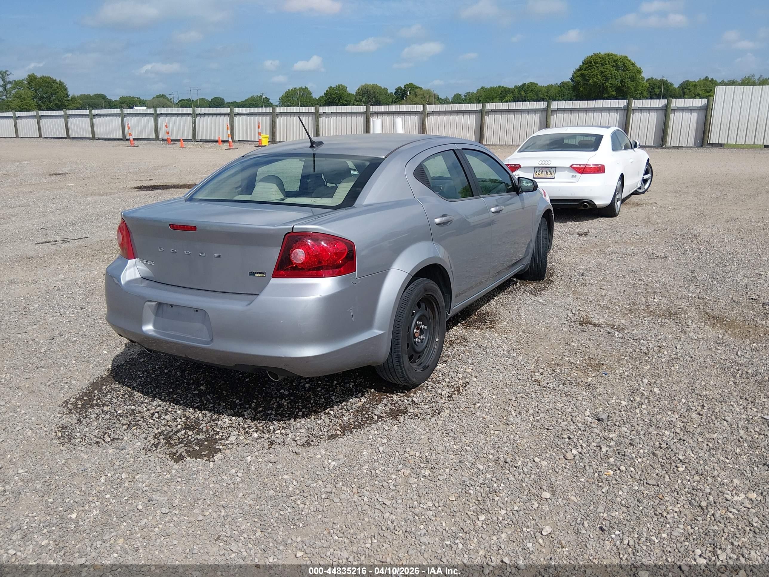 2013 Dodge Avenger Se V6 Gray vin: 1C3CDZAG5DN766708