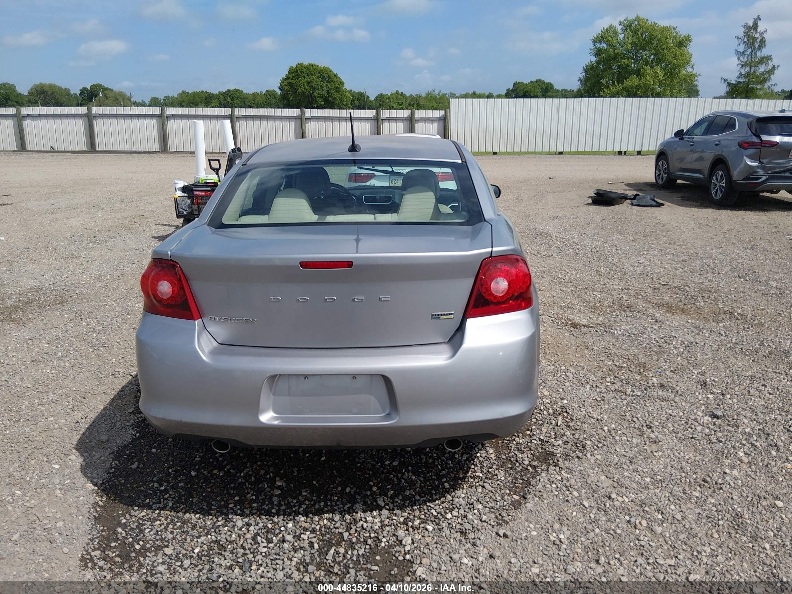 2013 Dodge Avenger Se V6 Gray vin: 1C3CDZAG5DN766708