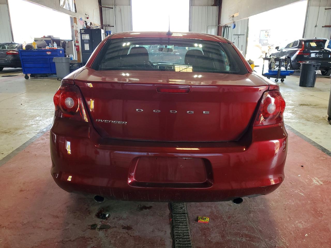 2014 Dodge Avenger Se Burgundy vin: 1C3CDZAG5EN226454