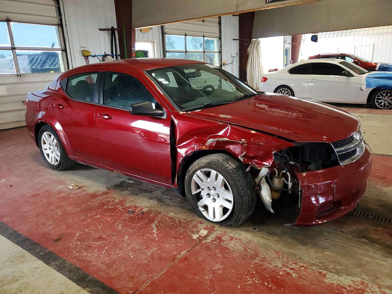 2014 Dodge Avenger Se Burgundy vin: 1C3CDZAG5EN226454