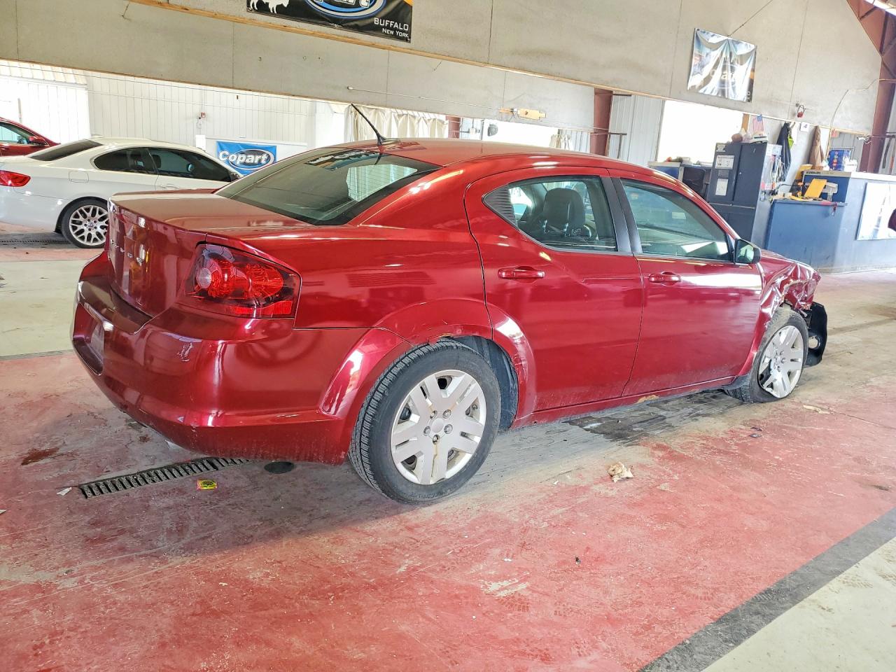 2014 Dodge Avenger Se Burgundy vin: 1C3CDZAG5EN226454
