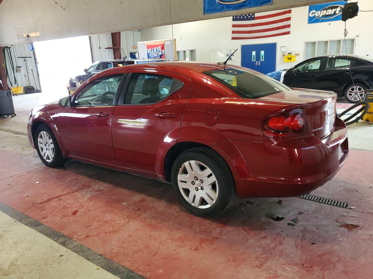 2014 Dodge Avenger Se Burgundy vin: 1C3CDZAG5EN226454