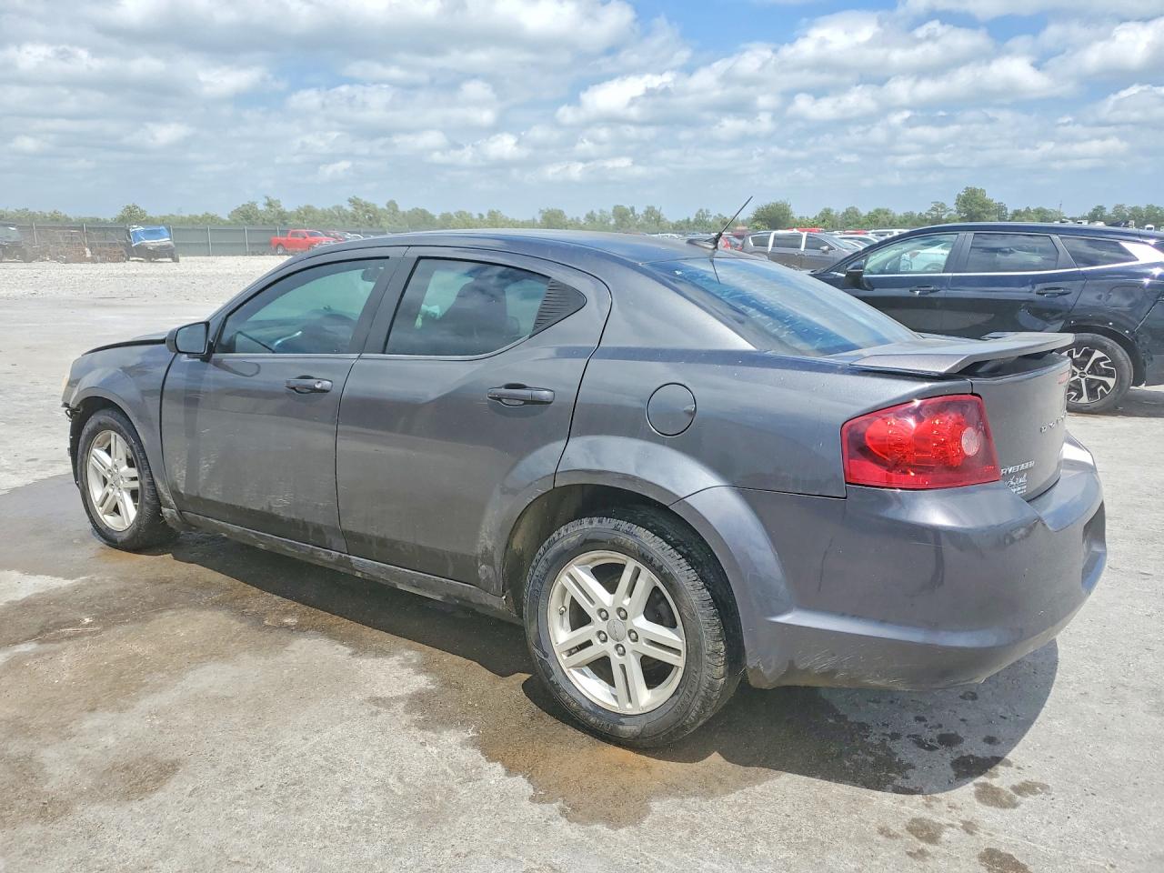 2014 Dodge Avenger Se Gray vin: 1C3CDZAG5EN234506