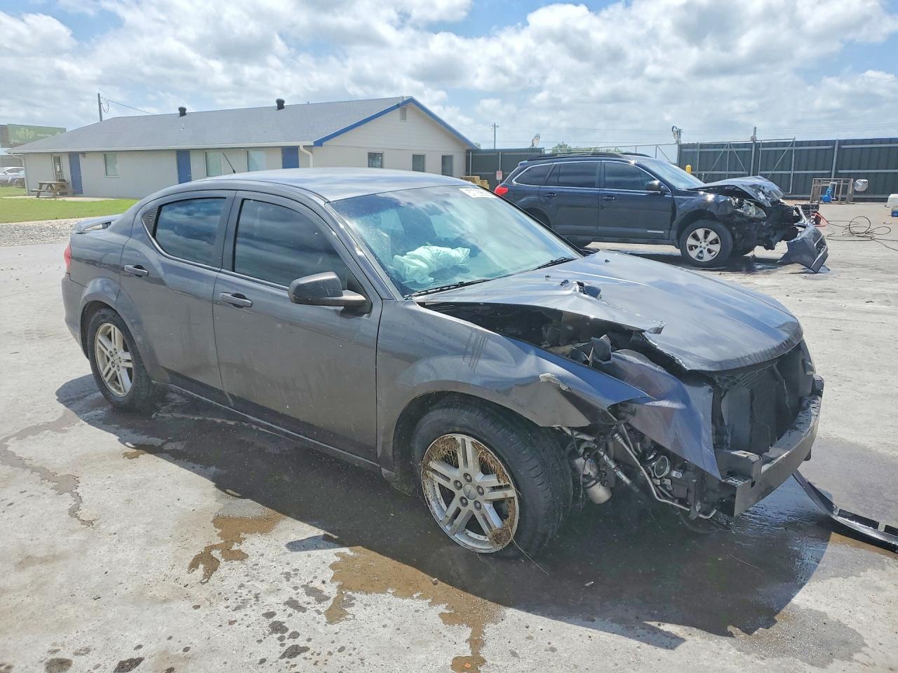 2014 Dodge Avenger Se Gray vin: 1C3CDZAG5EN234506