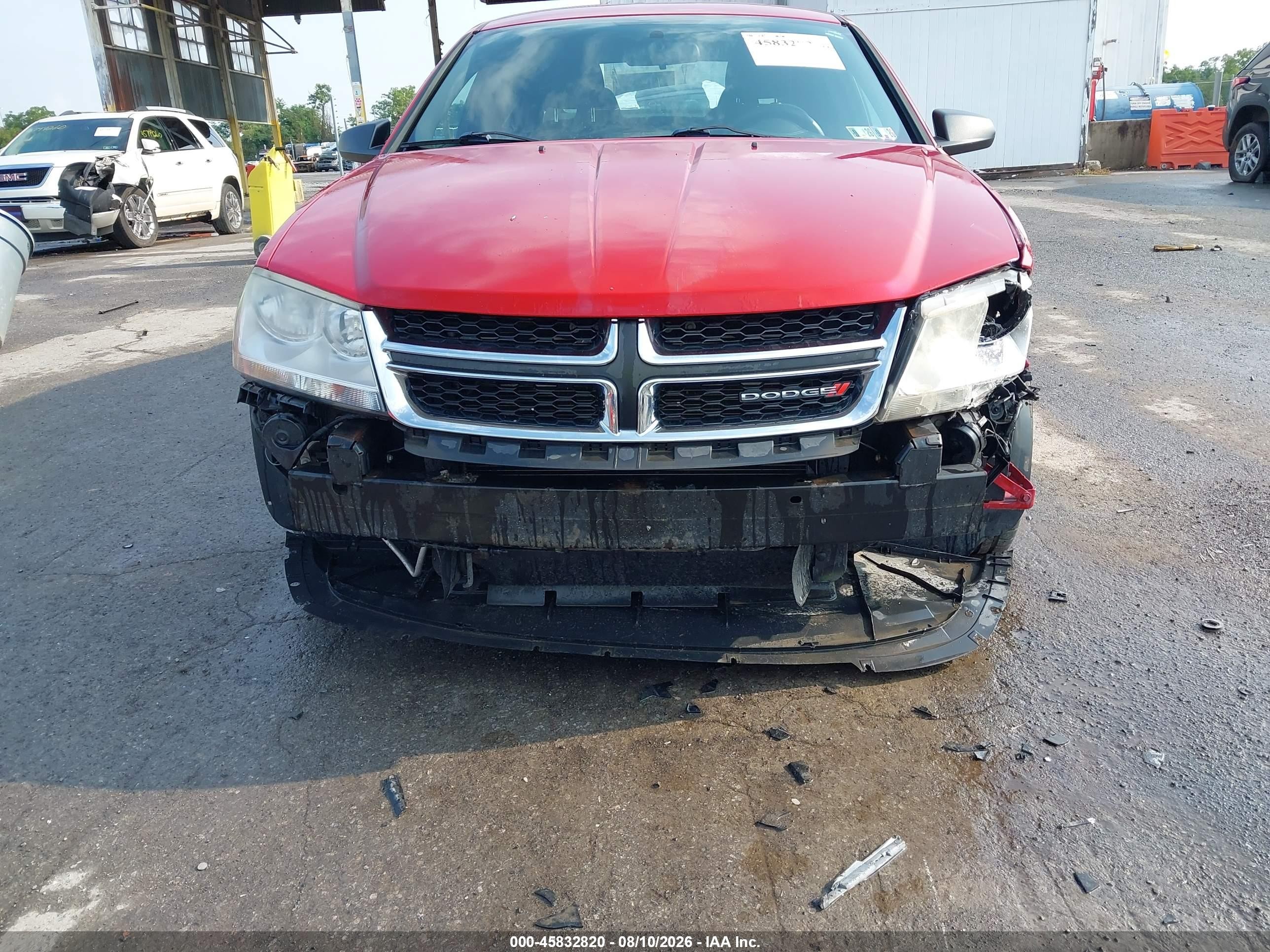 2012 Dodge Avenger Se Красный vin: 1C3CDZAG6CN251909