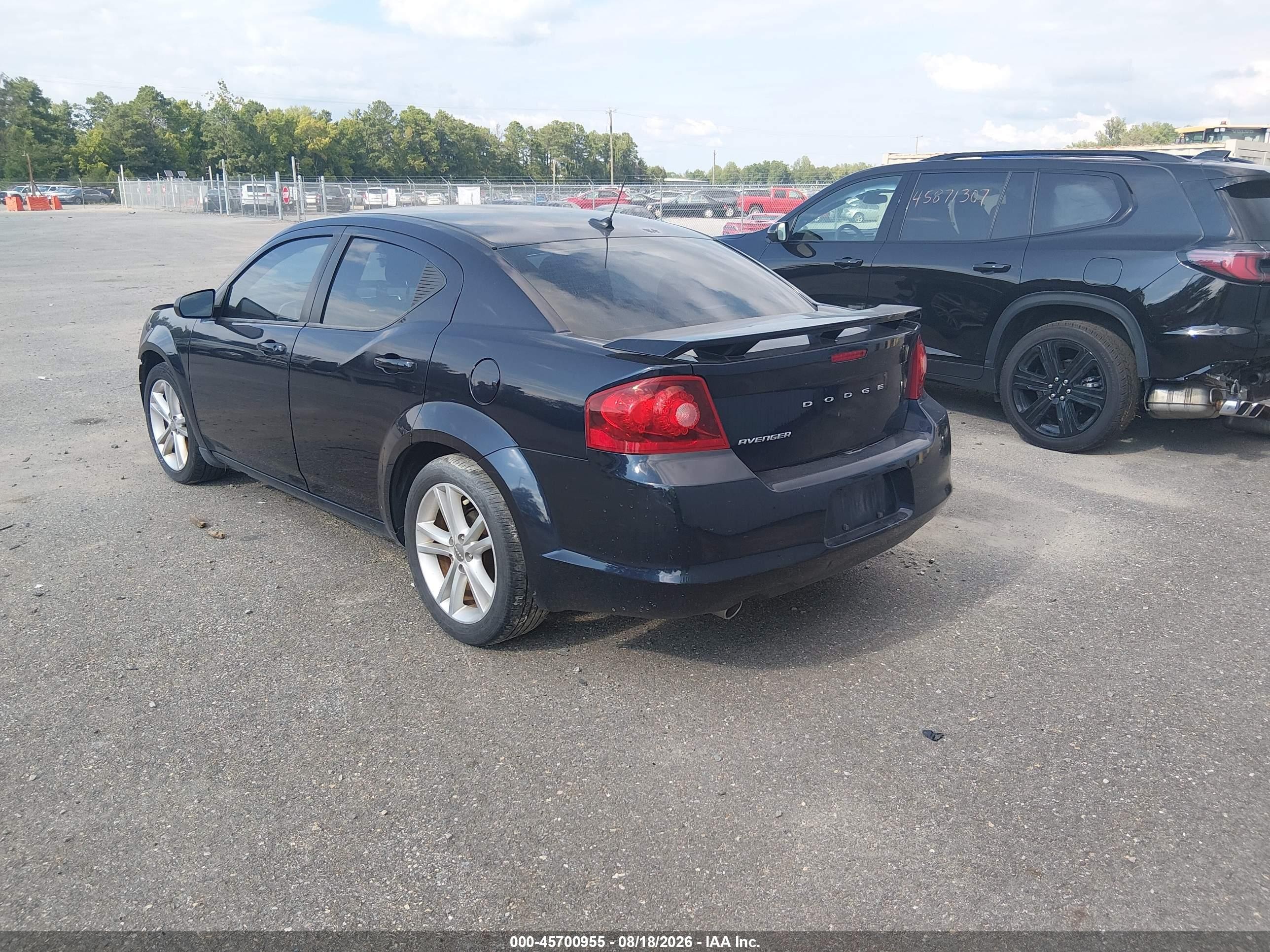 2012 Dodge Avenger Se Blue vin: 1C3CDZAG6CN281041