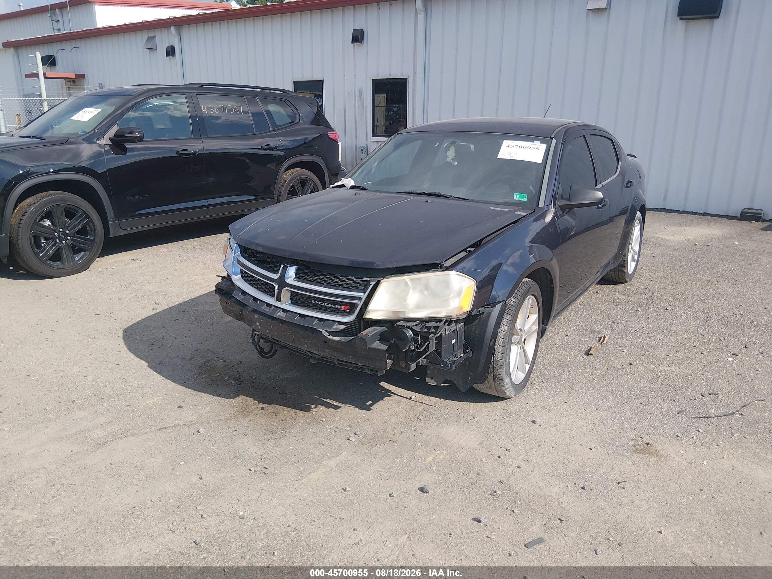 2012 Dodge Avenger Se Blue vin: 1C3CDZAG6CN281041