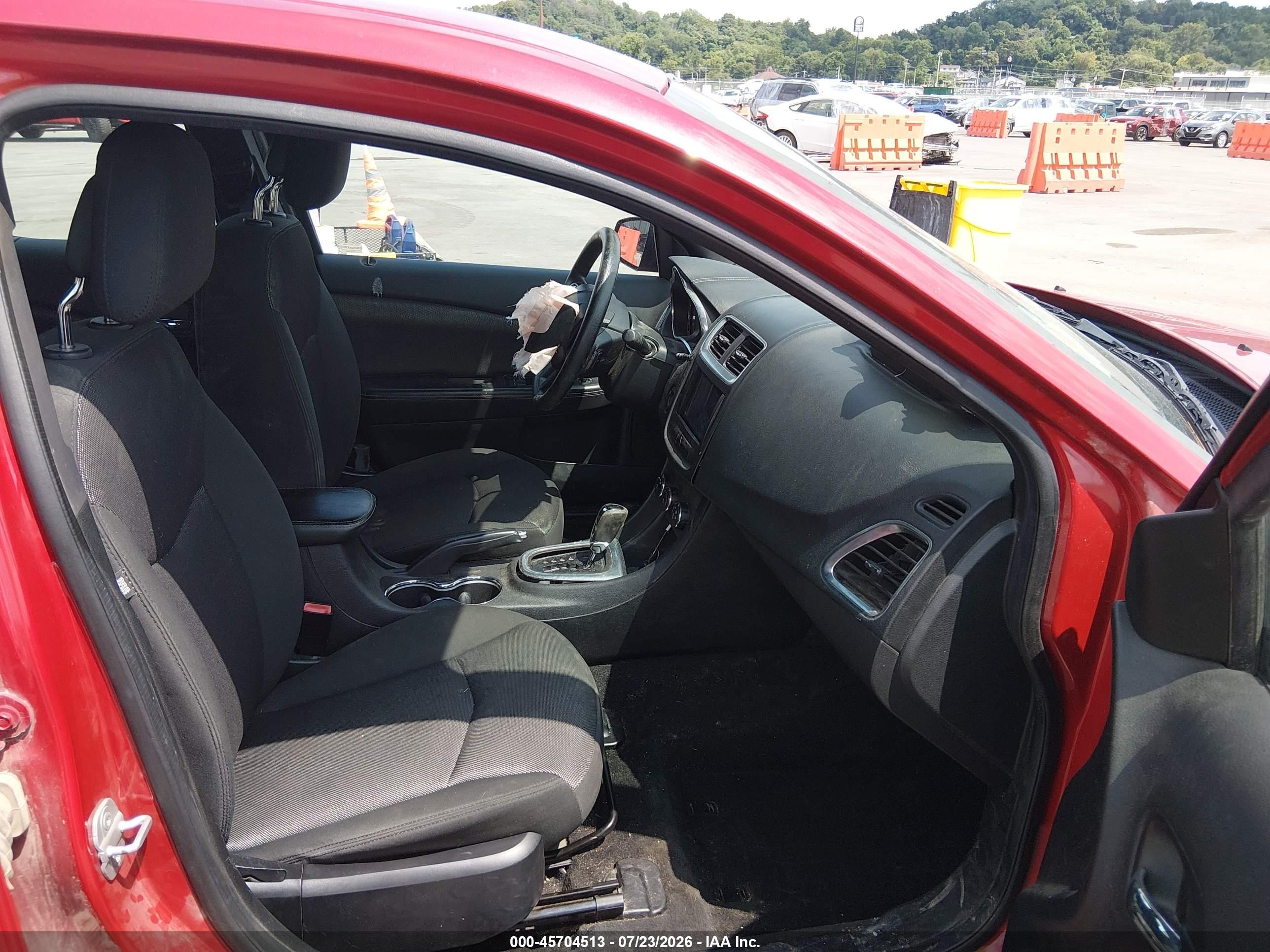 2013 Dodge Avenger Se V6 Red vin: 1C3CDZAG6DN757614
