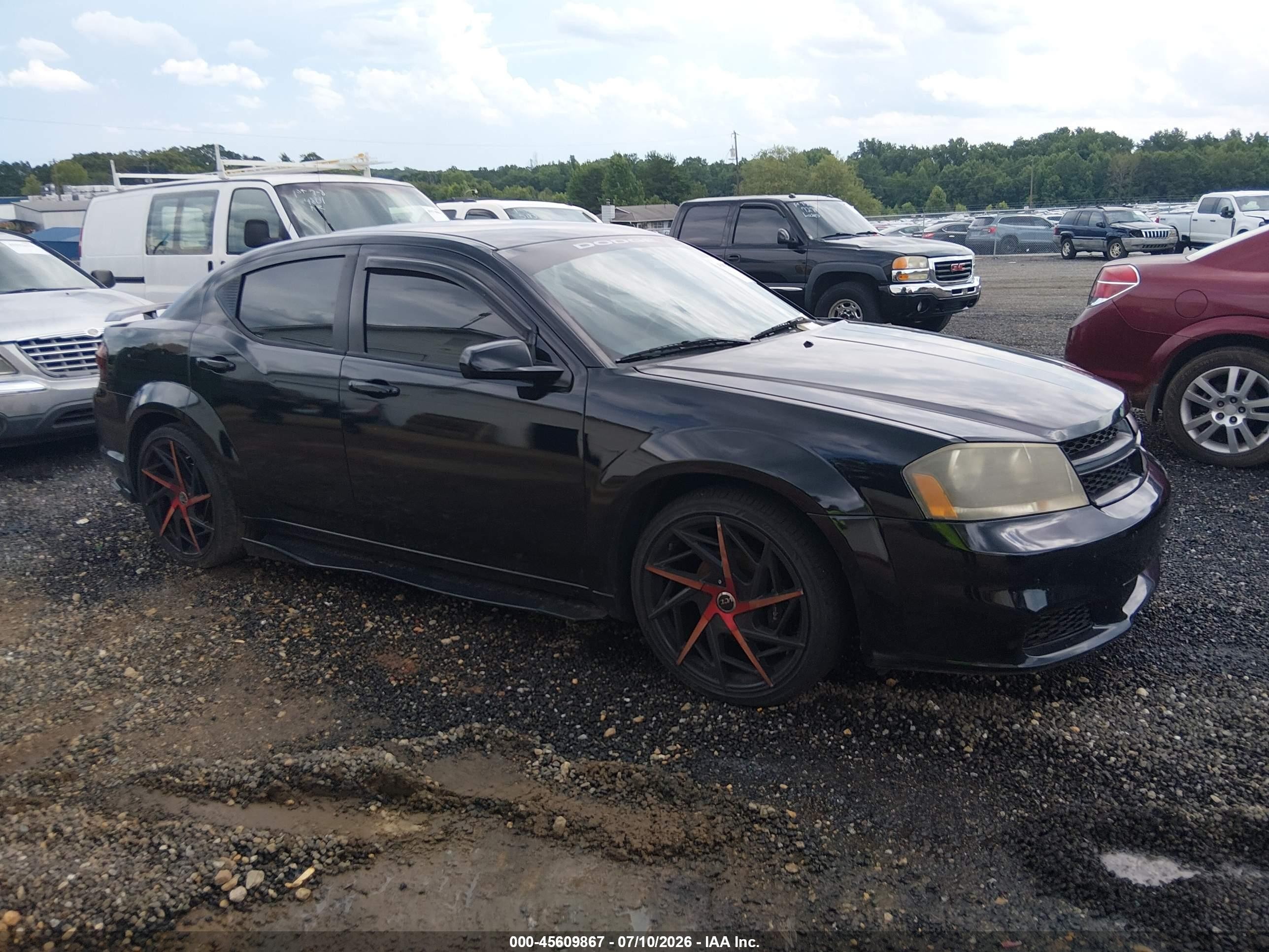 2014 Dodge Avenger Se Черный vin: 1C3CDZAG6EN104153