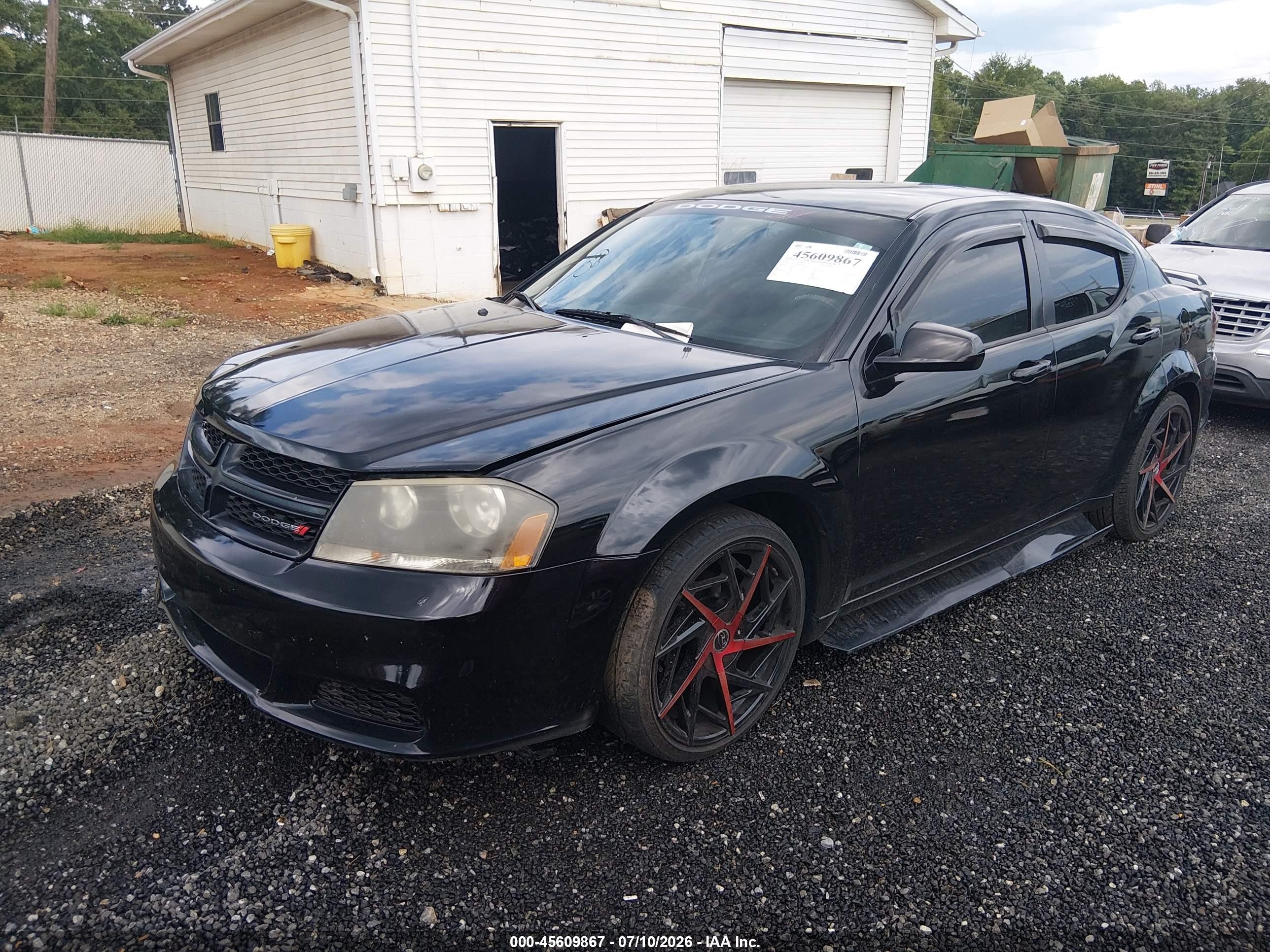 2014 Dodge Avenger Se Черный vin: 1C3CDZAG6EN104153