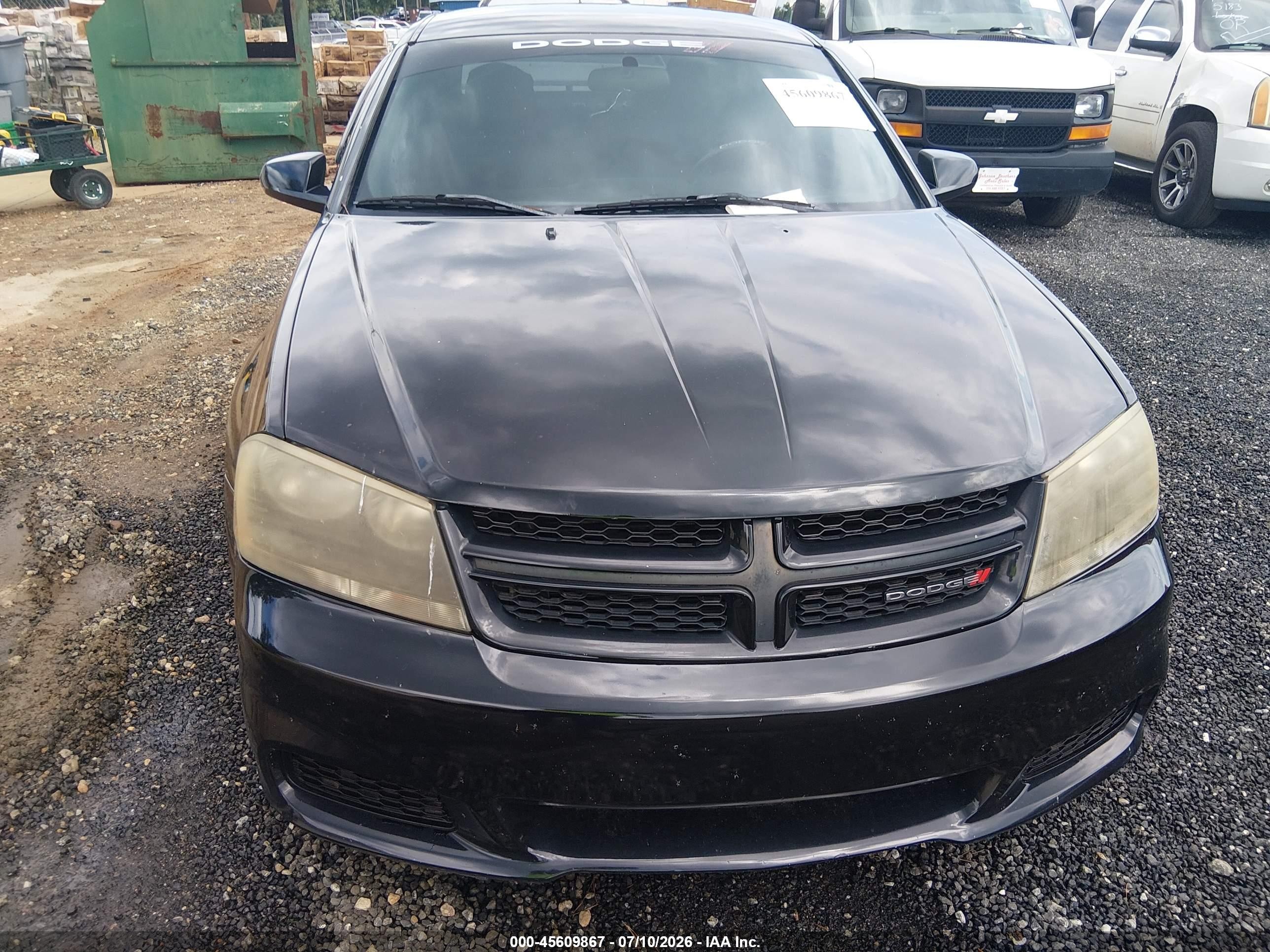 2014 Dodge Avenger Se Черный vin: 1C3CDZAG6EN104153