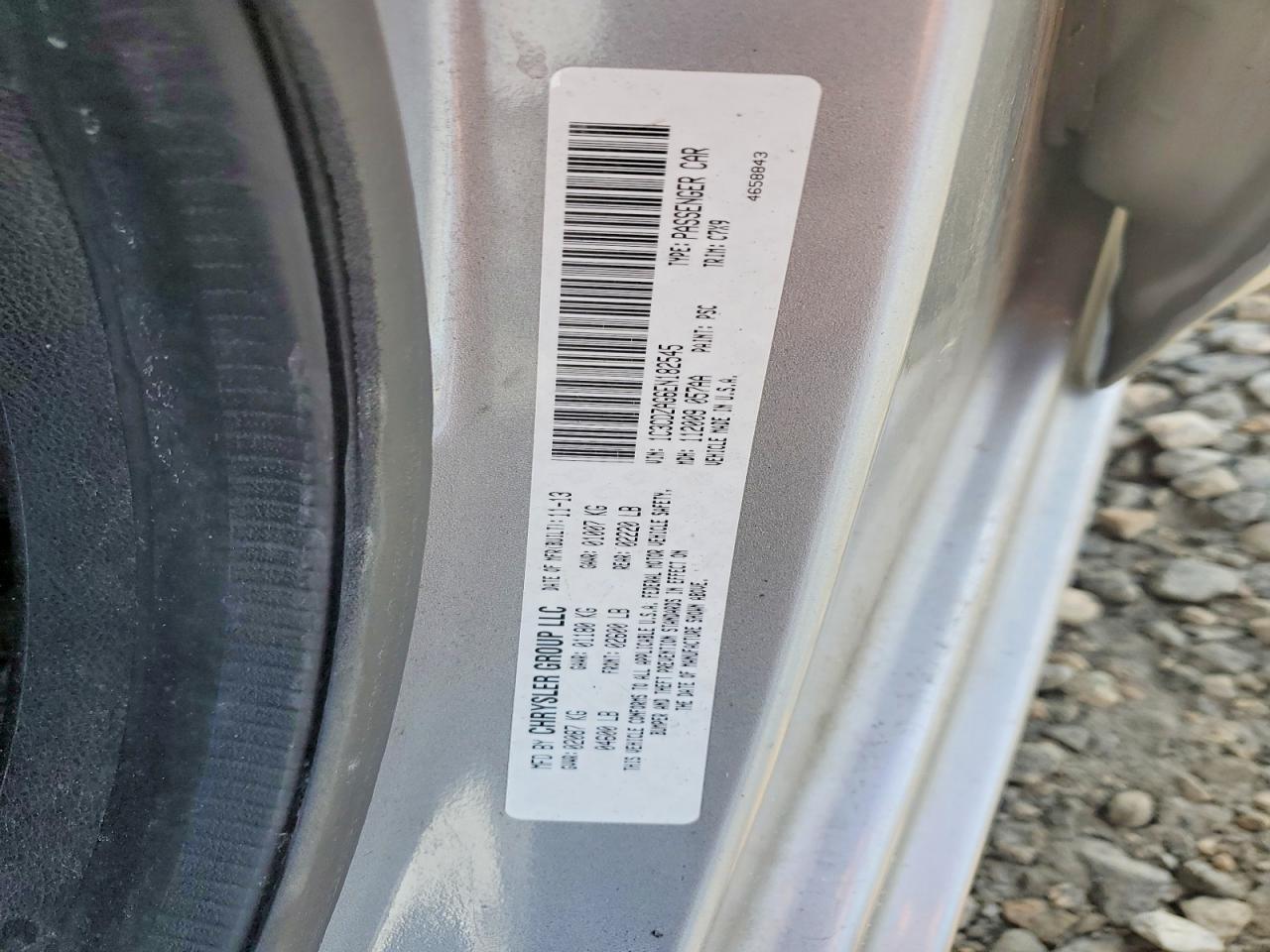 2014 Dodge Avenger Se Silver vin: 1C3CDZAG6EN182545
