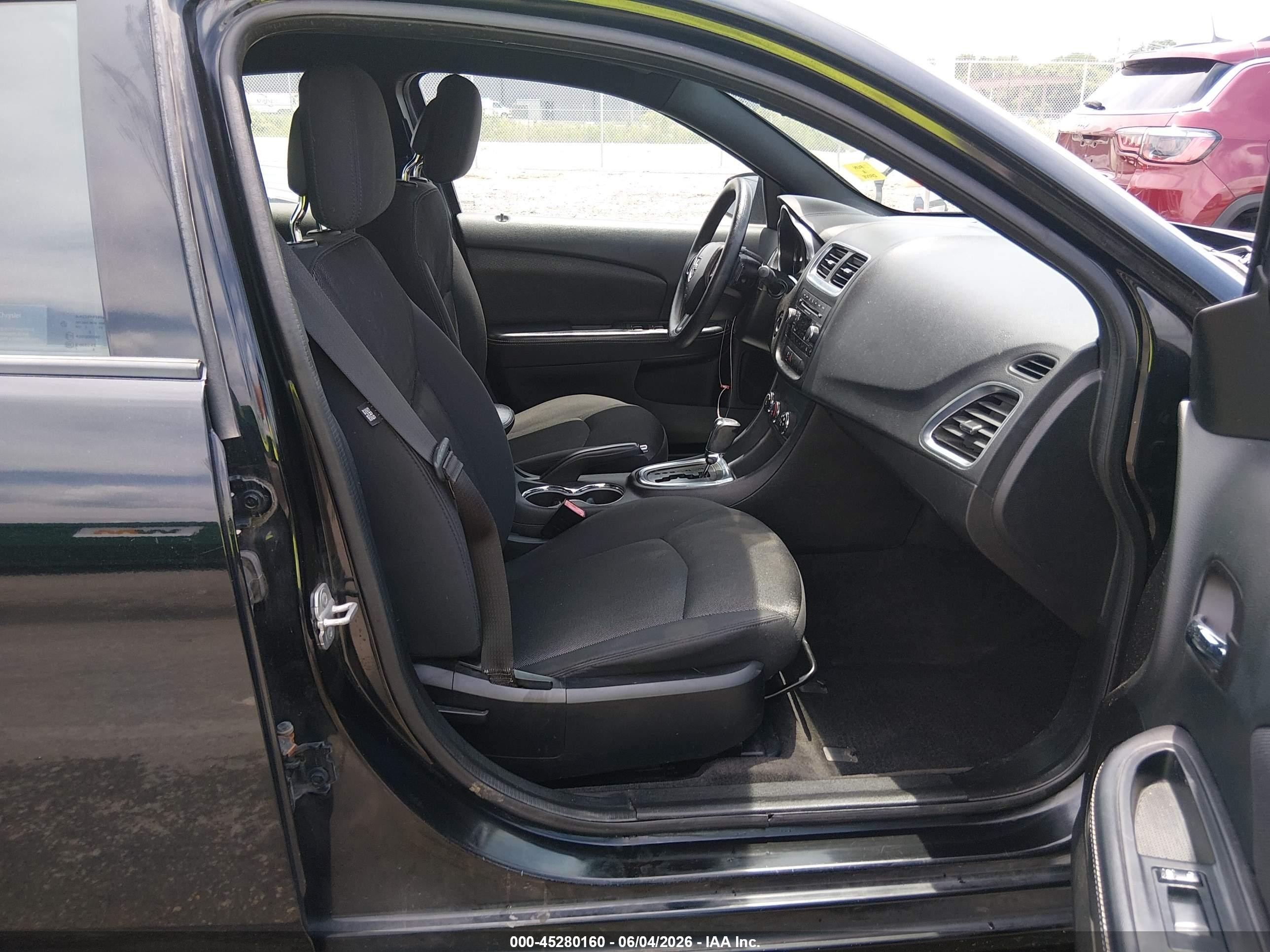 2014 Dodge Avenger Se Black vin: 1C3CDZAG7EN129711