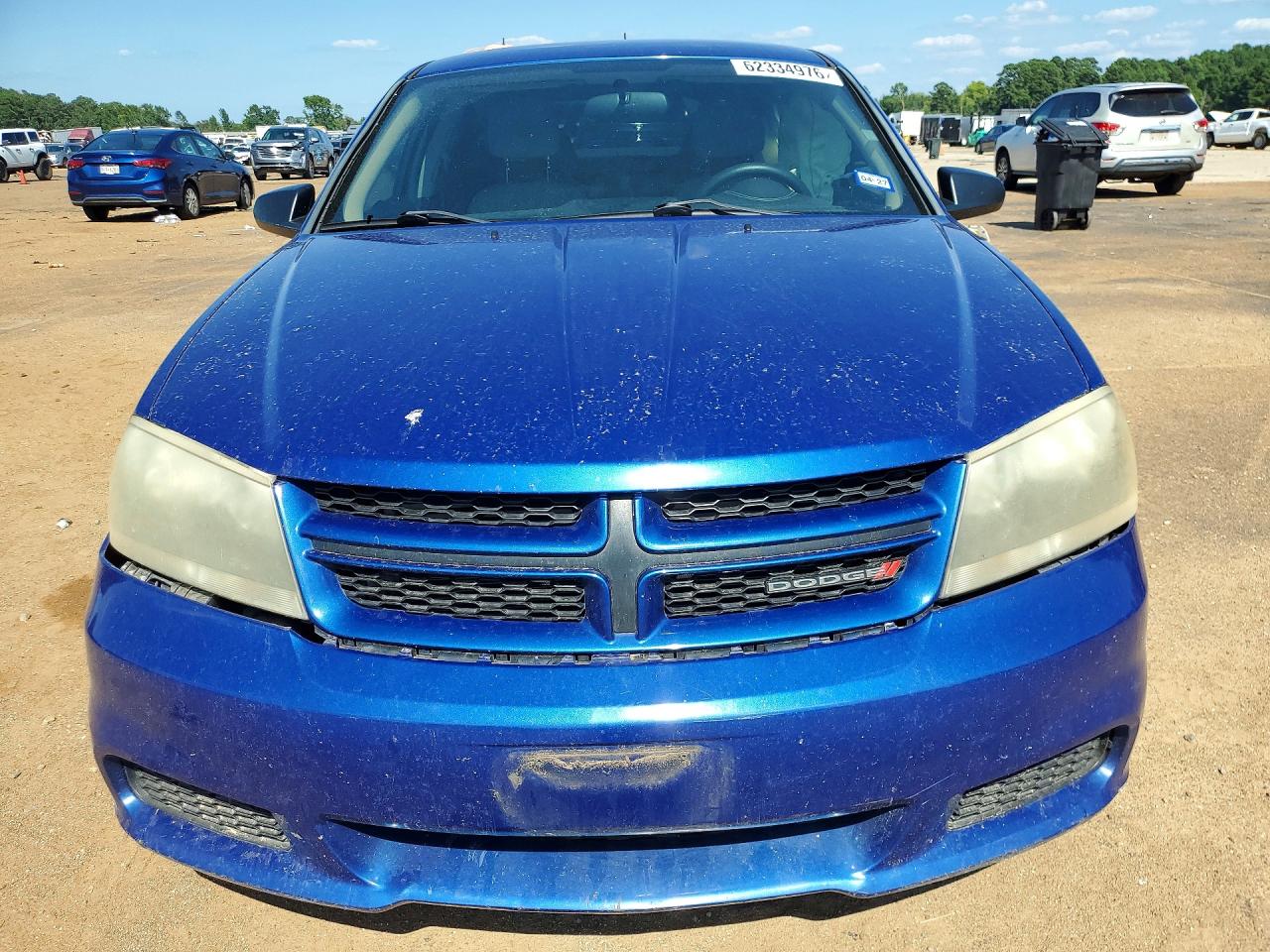 2014 Dodge Avenger Se Blue vin: 1C3CDZAG7EN148839