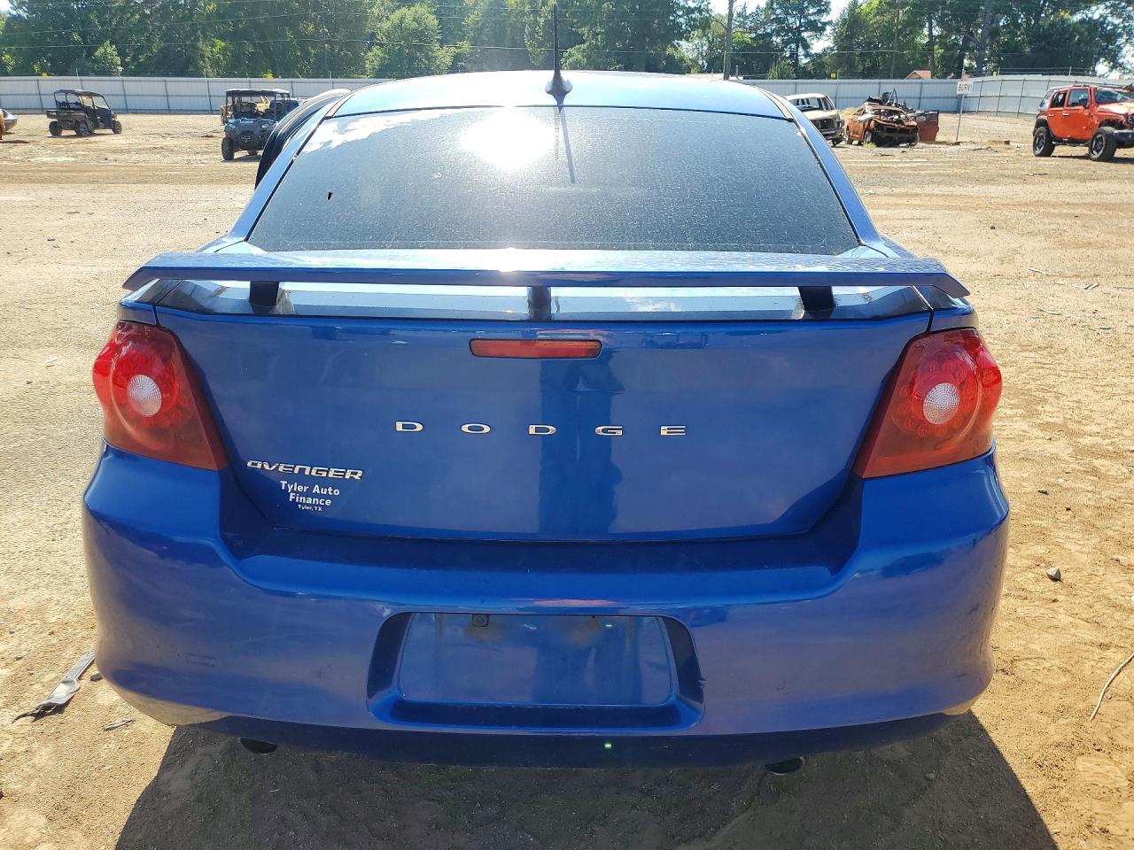 2014 Dodge Avenger Se Blue vin: 1C3CDZAG7EN148839