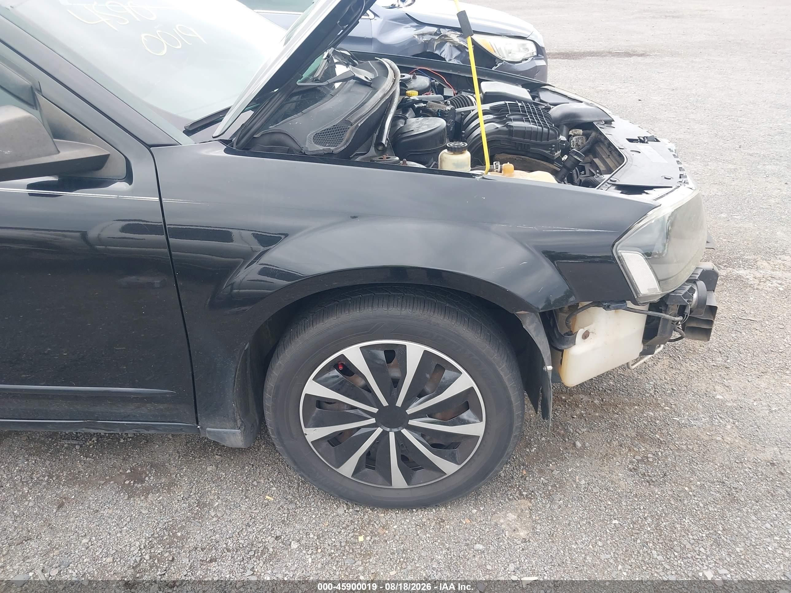 2012 Dodge Avenger Se Black vin: 1C3CDZAG8CN264418