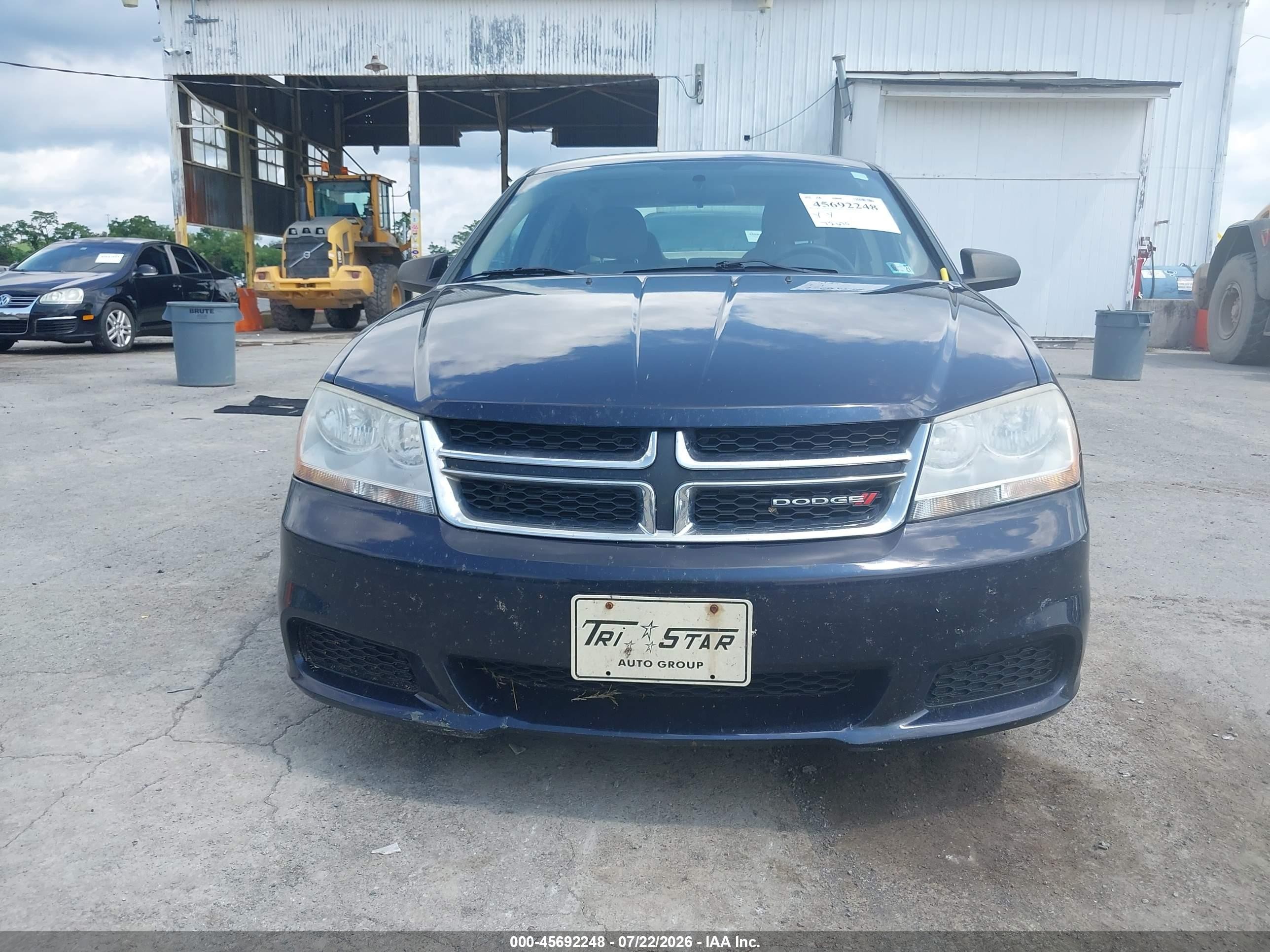 2012 Dodge Avenger Se Dark Blue vin: 1C3CDZAG8CN309356