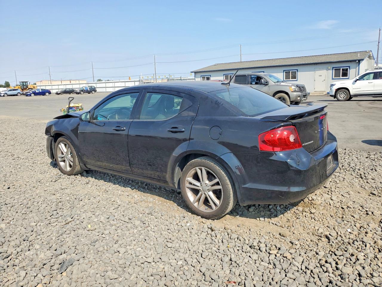 2013 Dodge Avenger Se Black vin: 1C3CDZAG8DN630542