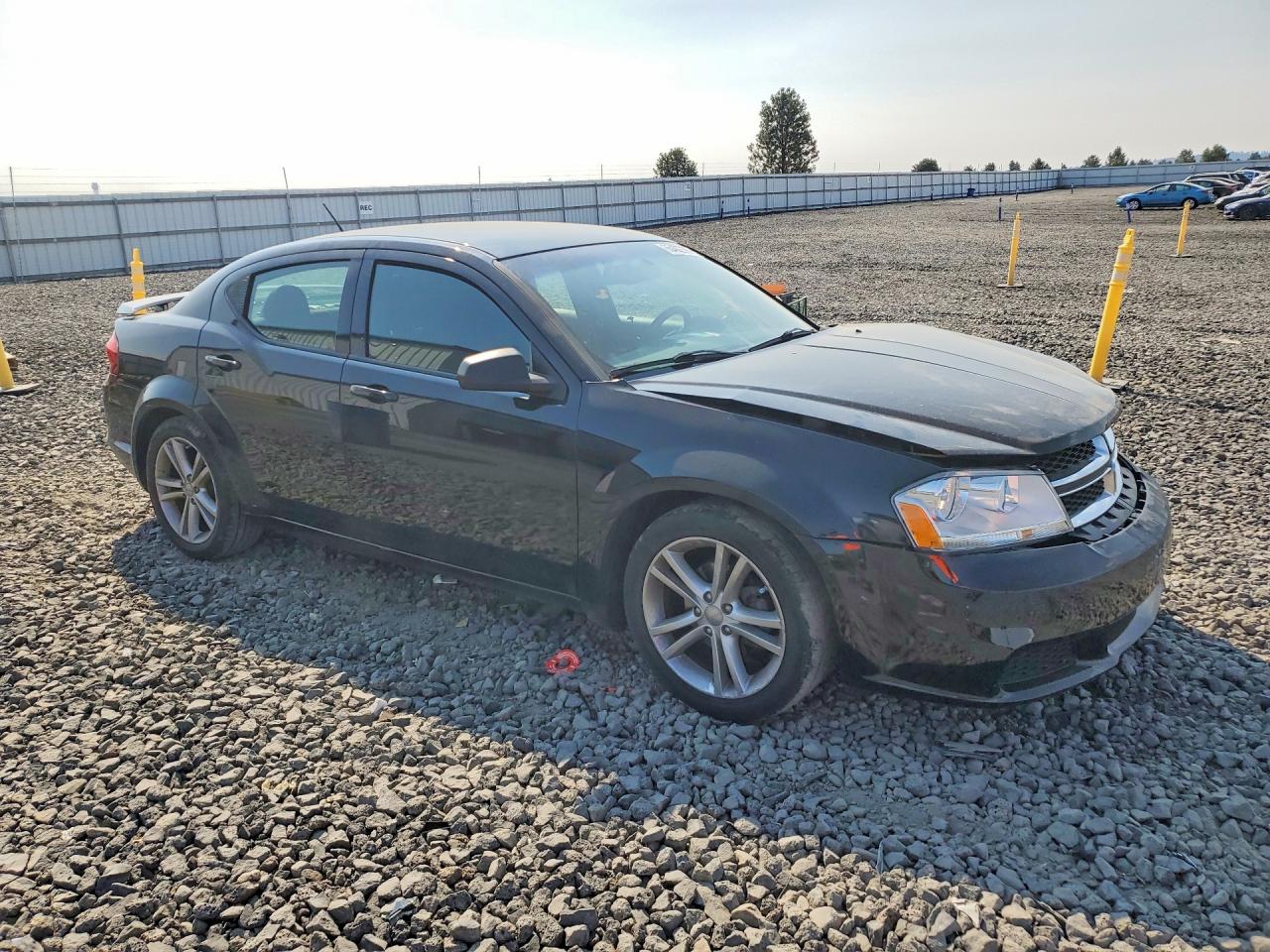 2013 Dodge Avenger Se Black vin: 1C3CDZAG8DN630542