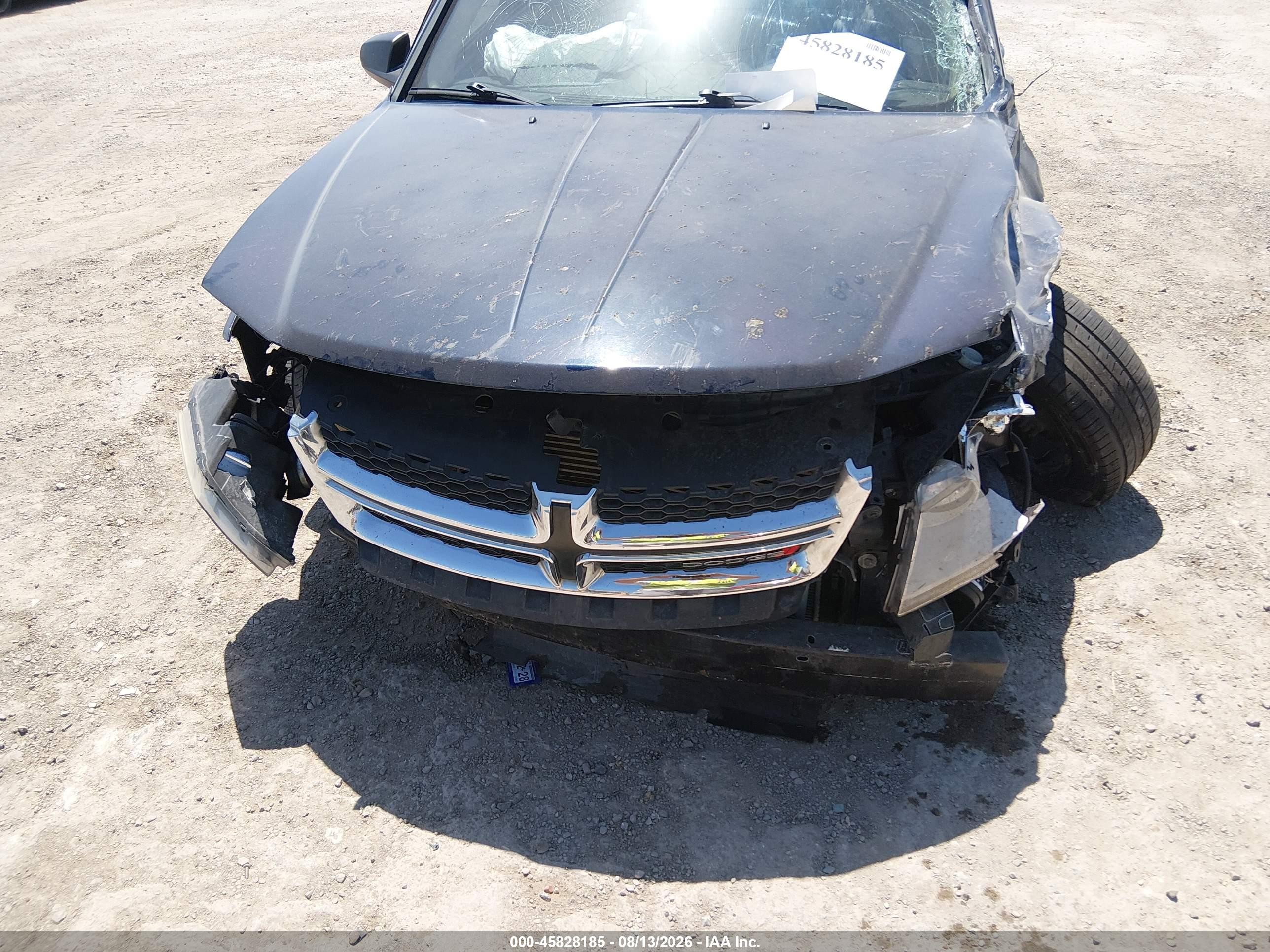 2013 Dodge Avenger Se V6 Blue vin: 1C3CDZAG8DN669020