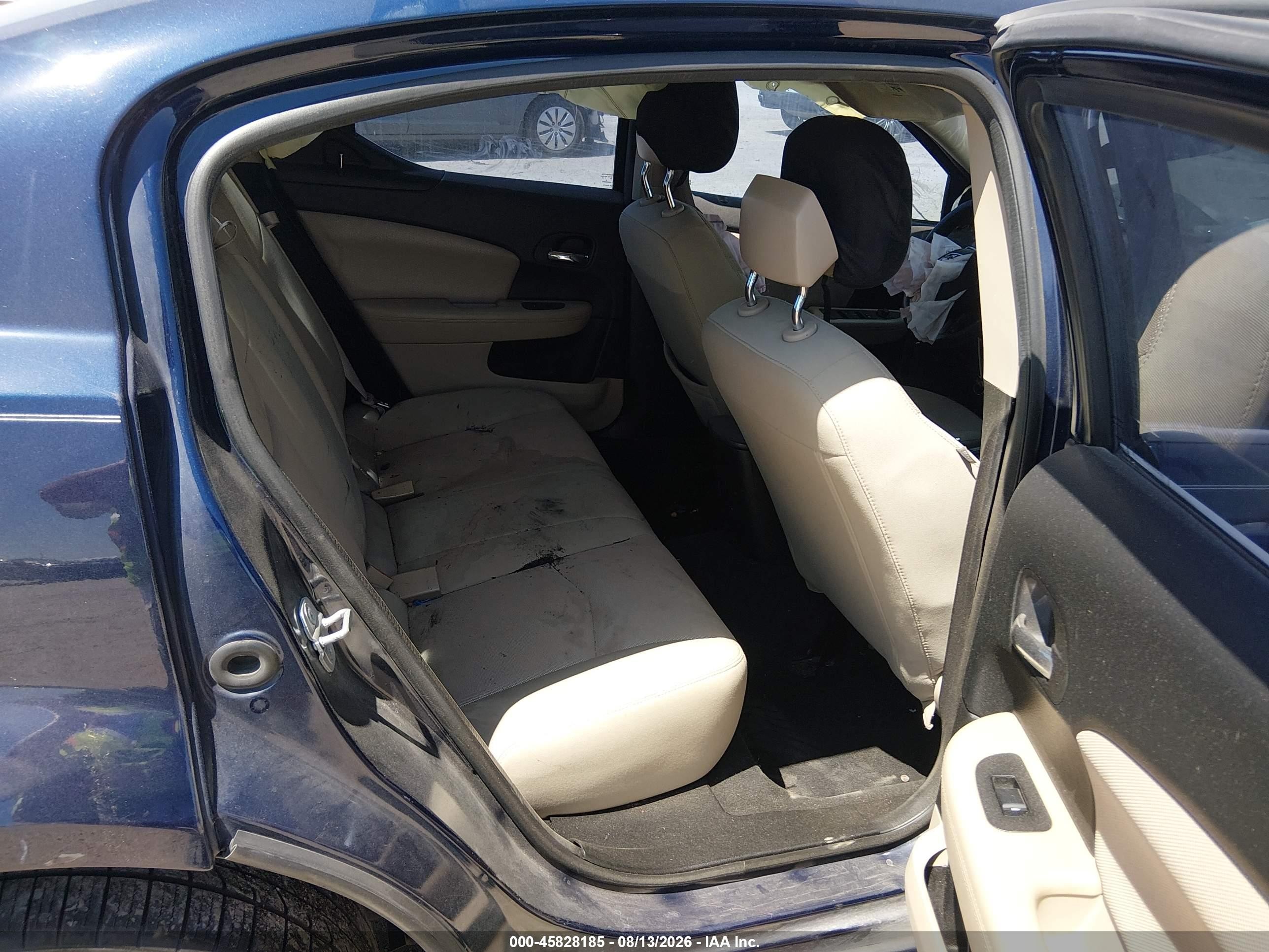2013 Dodge Avenger Se V6 Blue vin: 1C3CDZAG8DN669020