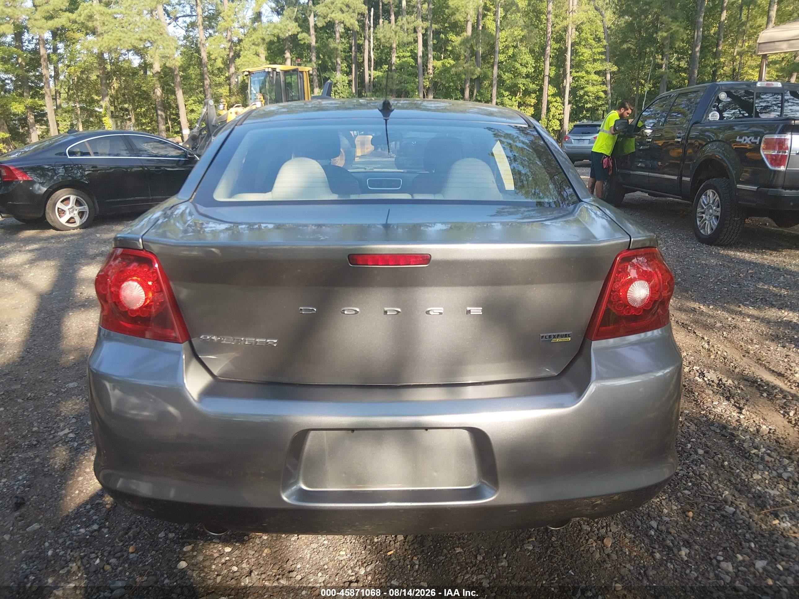 2013 Dodge Avenger Se V6 Gray vin: 1C3CDZAG8DN766671