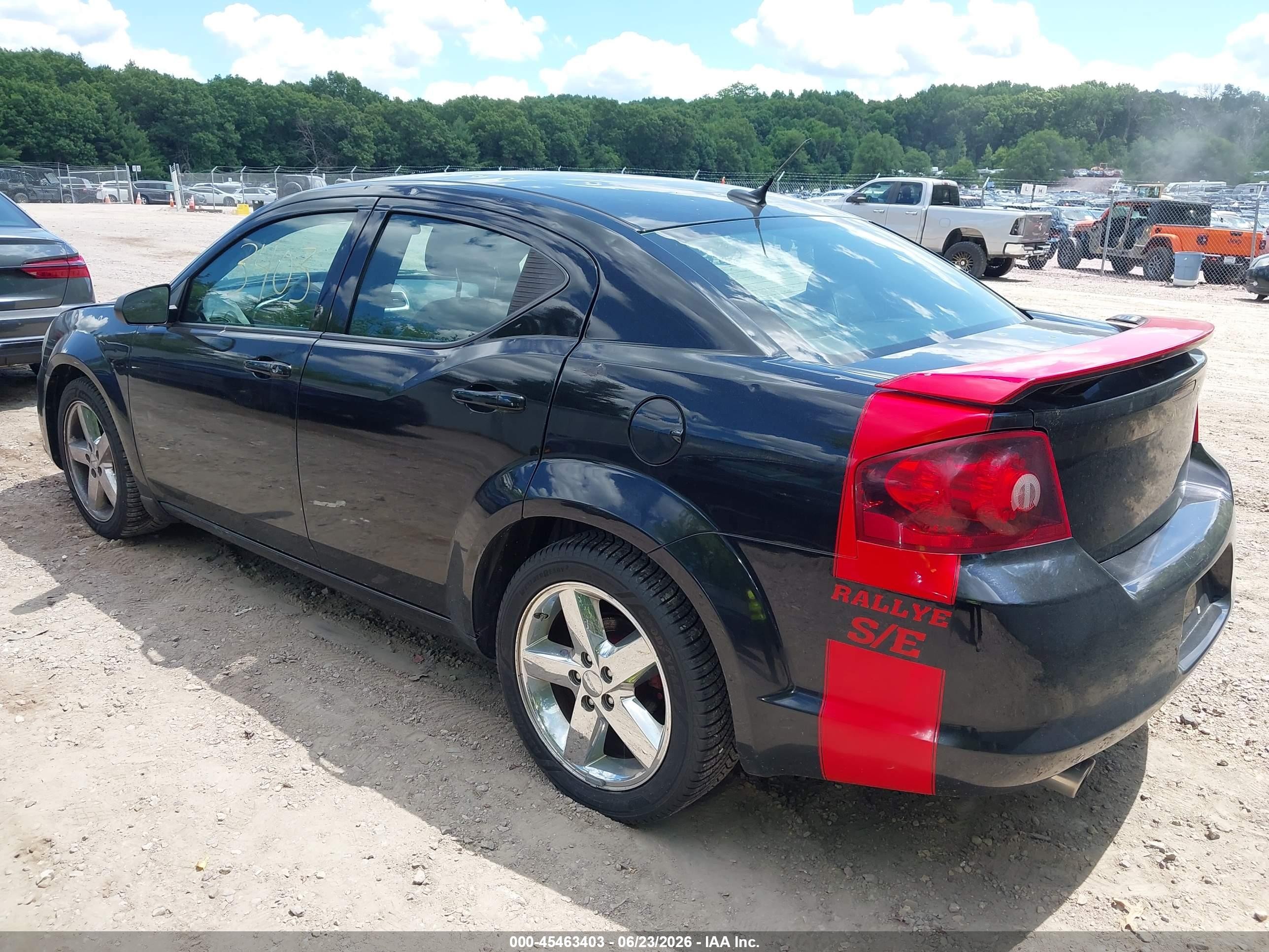 2014 Dodge Avenger Se Black vin: 1C3CDZAG8EN118314