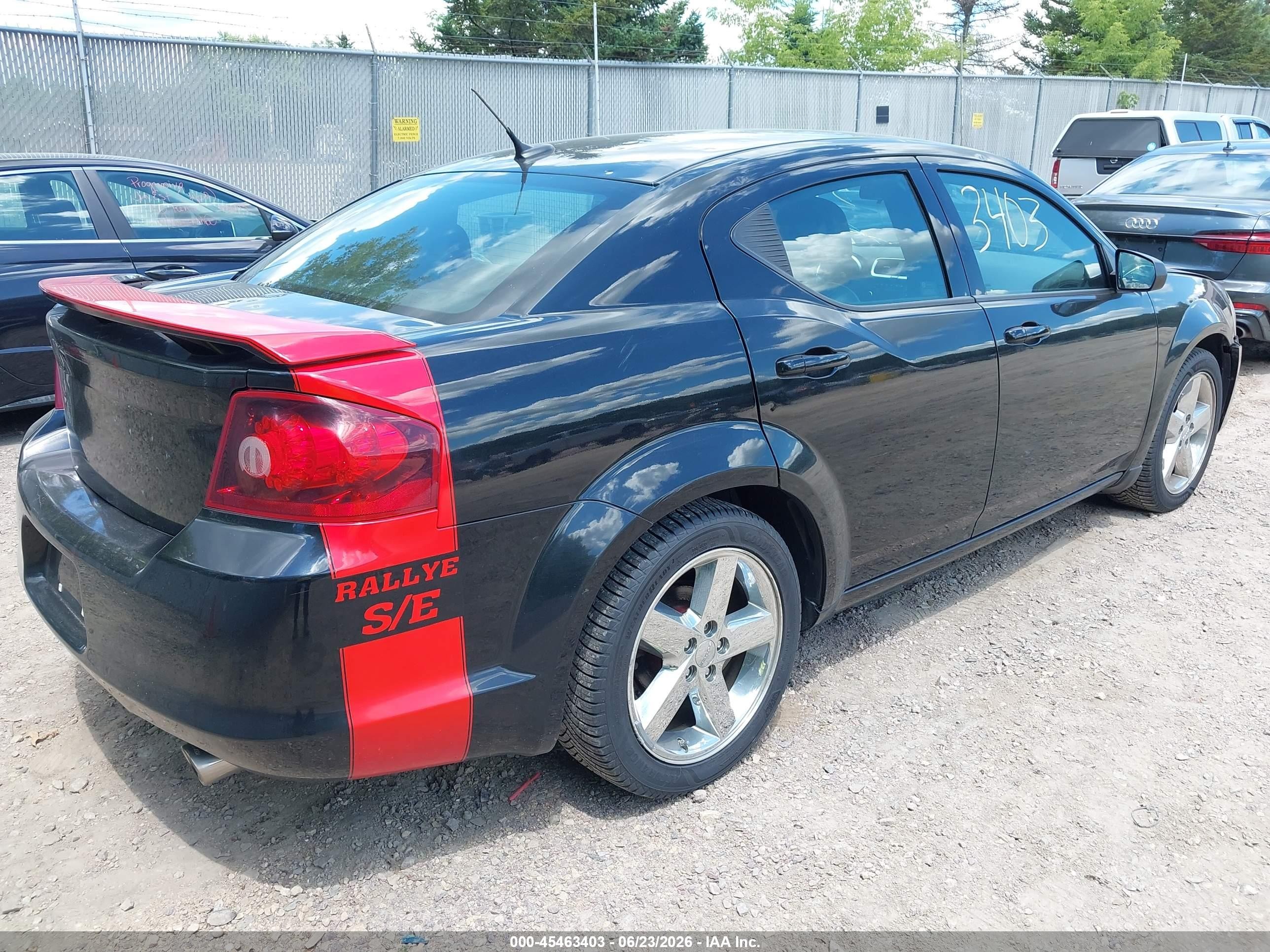 2014 Dodge Avenger Se Black vin: 1C3CDZAG8EN118314