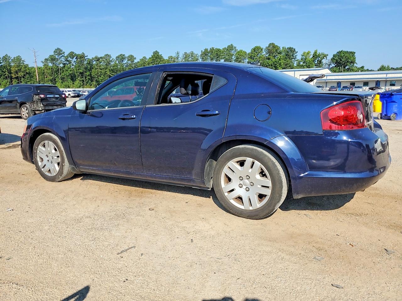 2014 Dodge Avenger Se Blue vin: 1C3CDZAG8EN153970