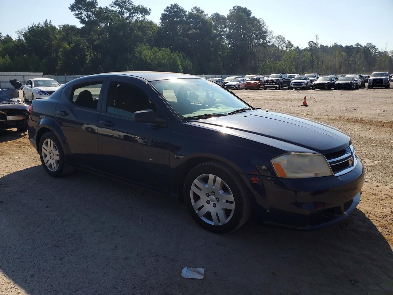 2014 Dodge Avenger Se Blue vin: 1C3CDZAG8EN153970