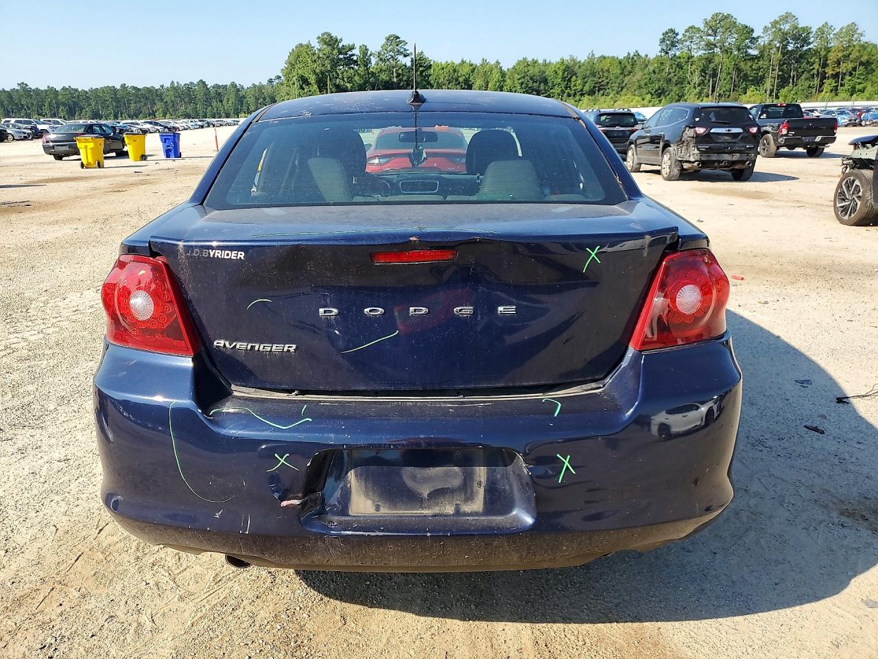 2014 Dodge Avenger Se Blue vin: 1C3CDZAG8EN153970