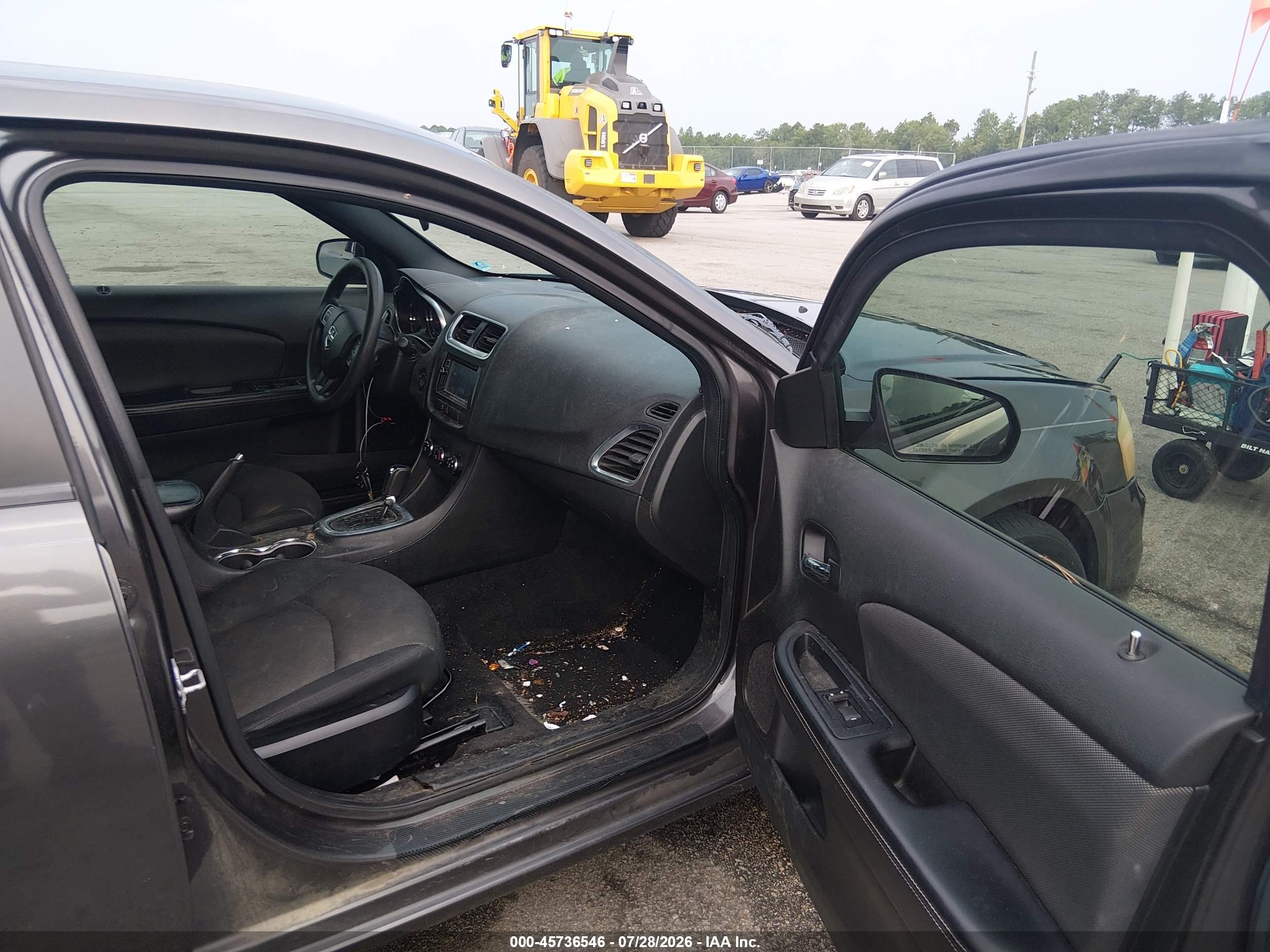 2014 Dodge Avenger Se Gray vin: 1C3CDZAG8EN234581