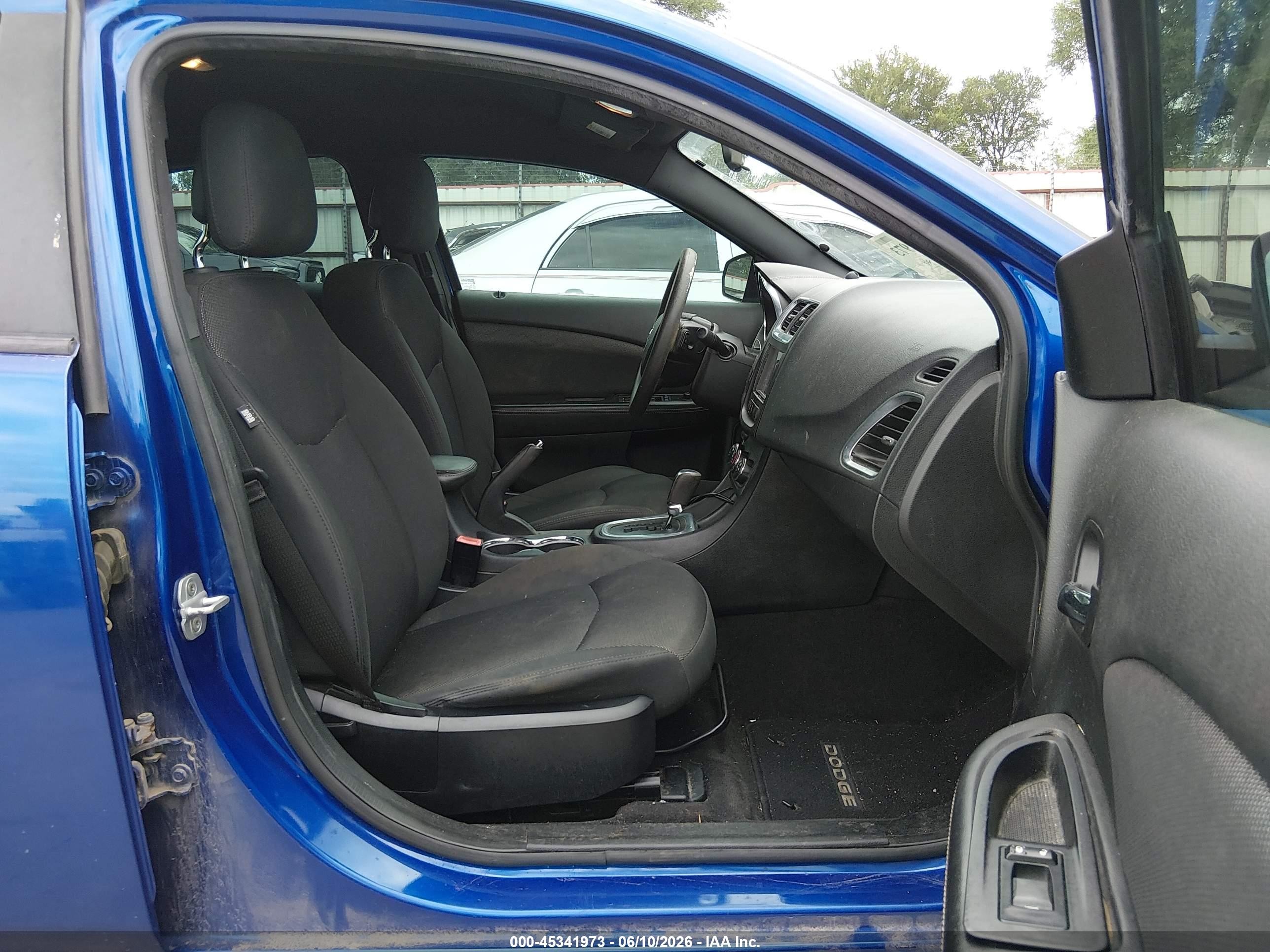 2012 Dodge Avenger Se Blue vin: 1C3CDZAG9CN314534