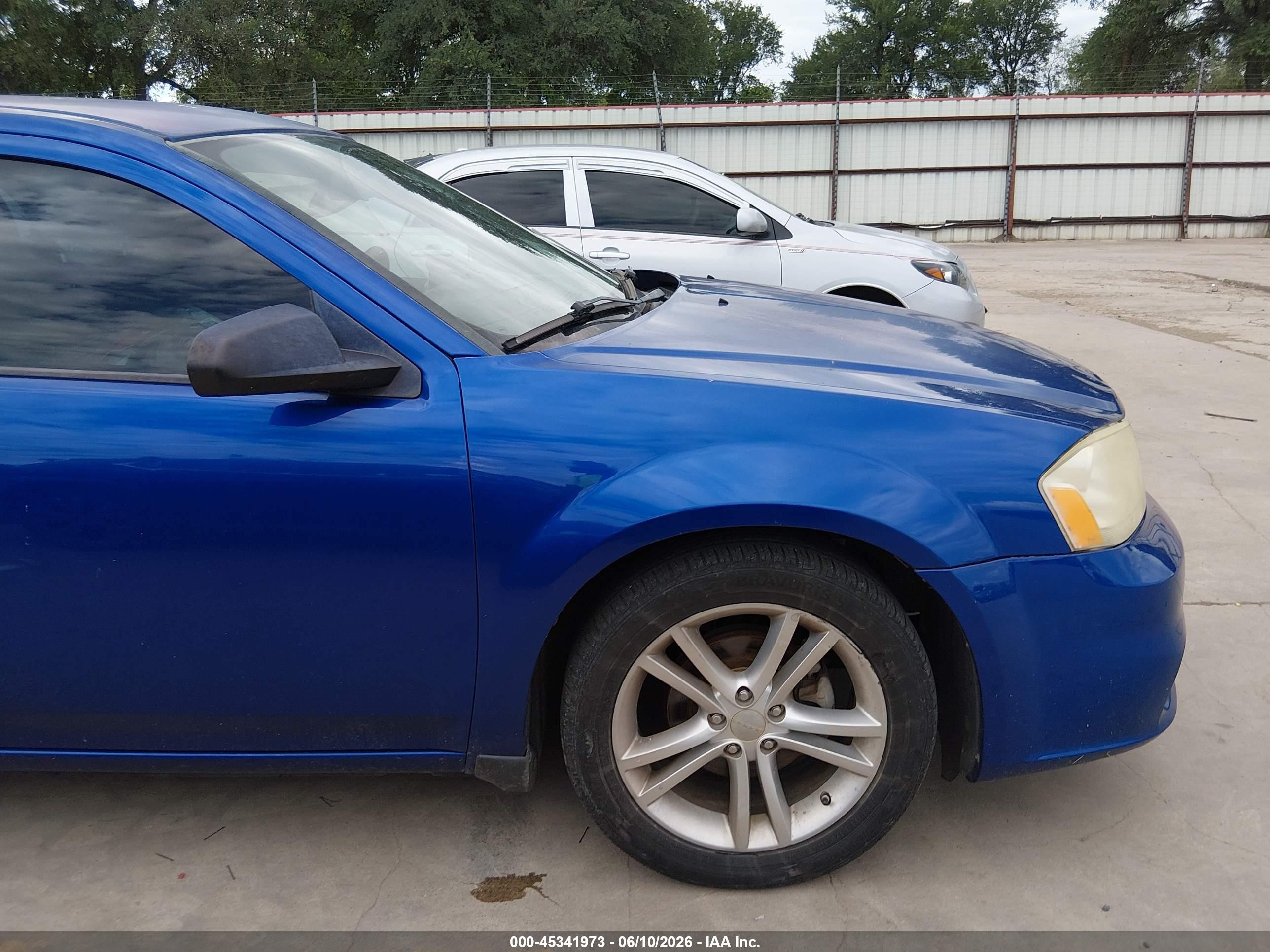 2012 Dodge Avenger Se Blue vin: 1C3CDZAG9CN314534