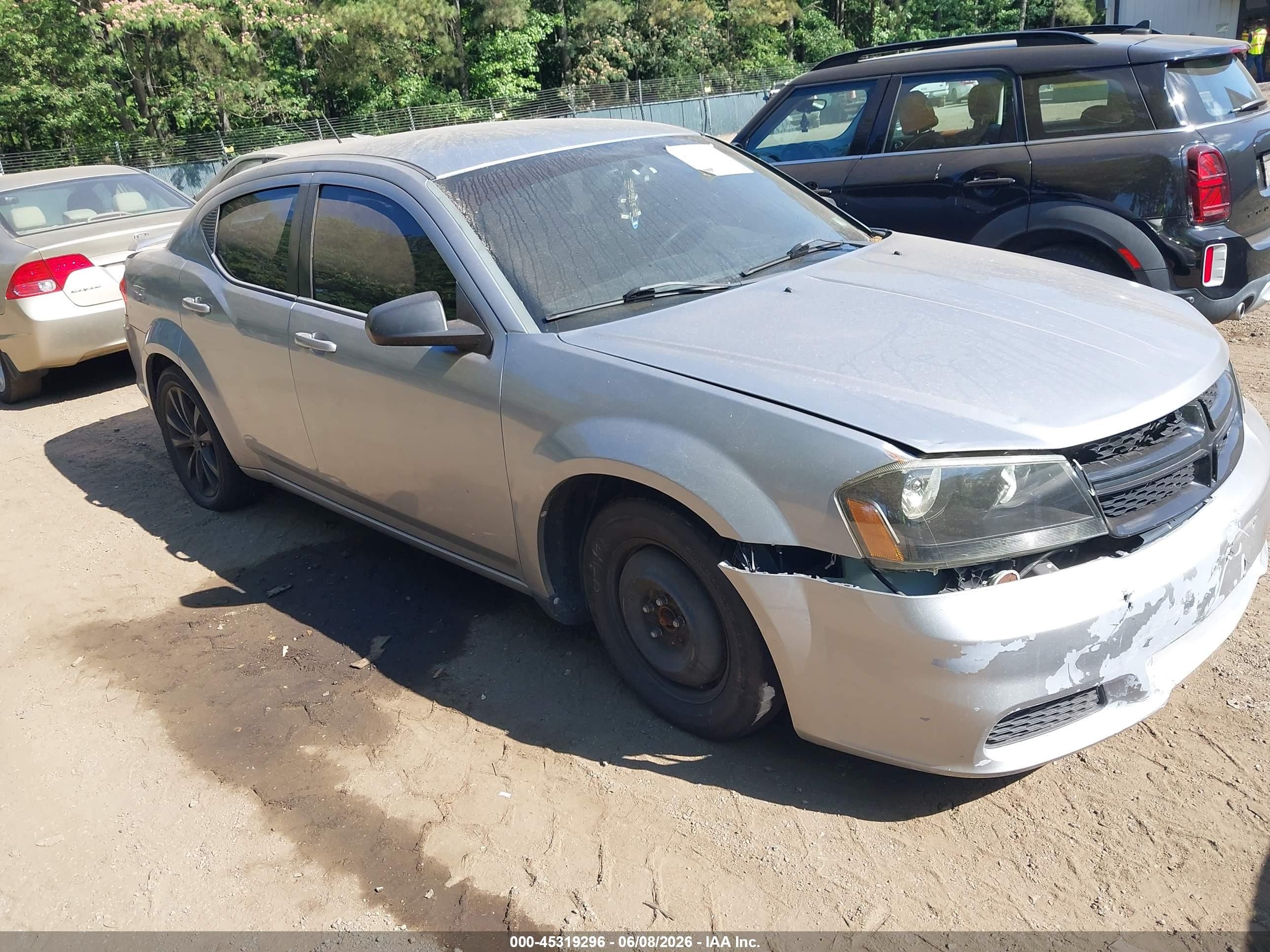 2013 Dodge Avenger Se V6 Silver vin: 1C3CDZAG9DN750043