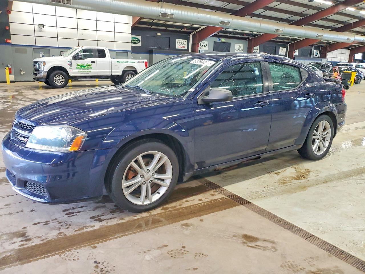 2014 Dodge Avenger Se Blue vin: 1C3CDZAG9EN104485