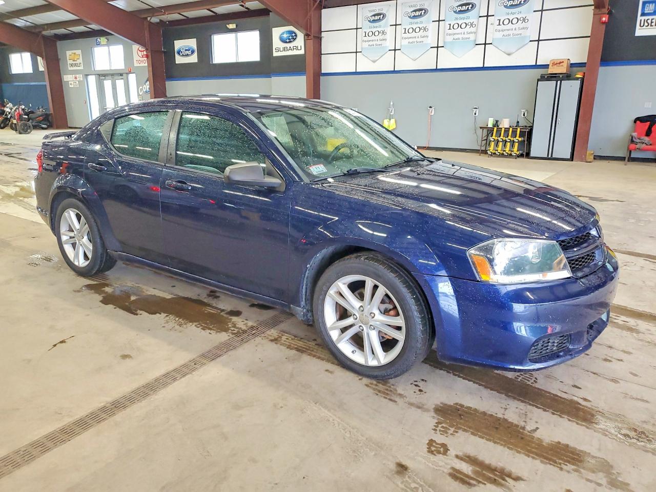 2014 Dodge Avenger Se Blue vin: 1C3CDZAG9EN104485